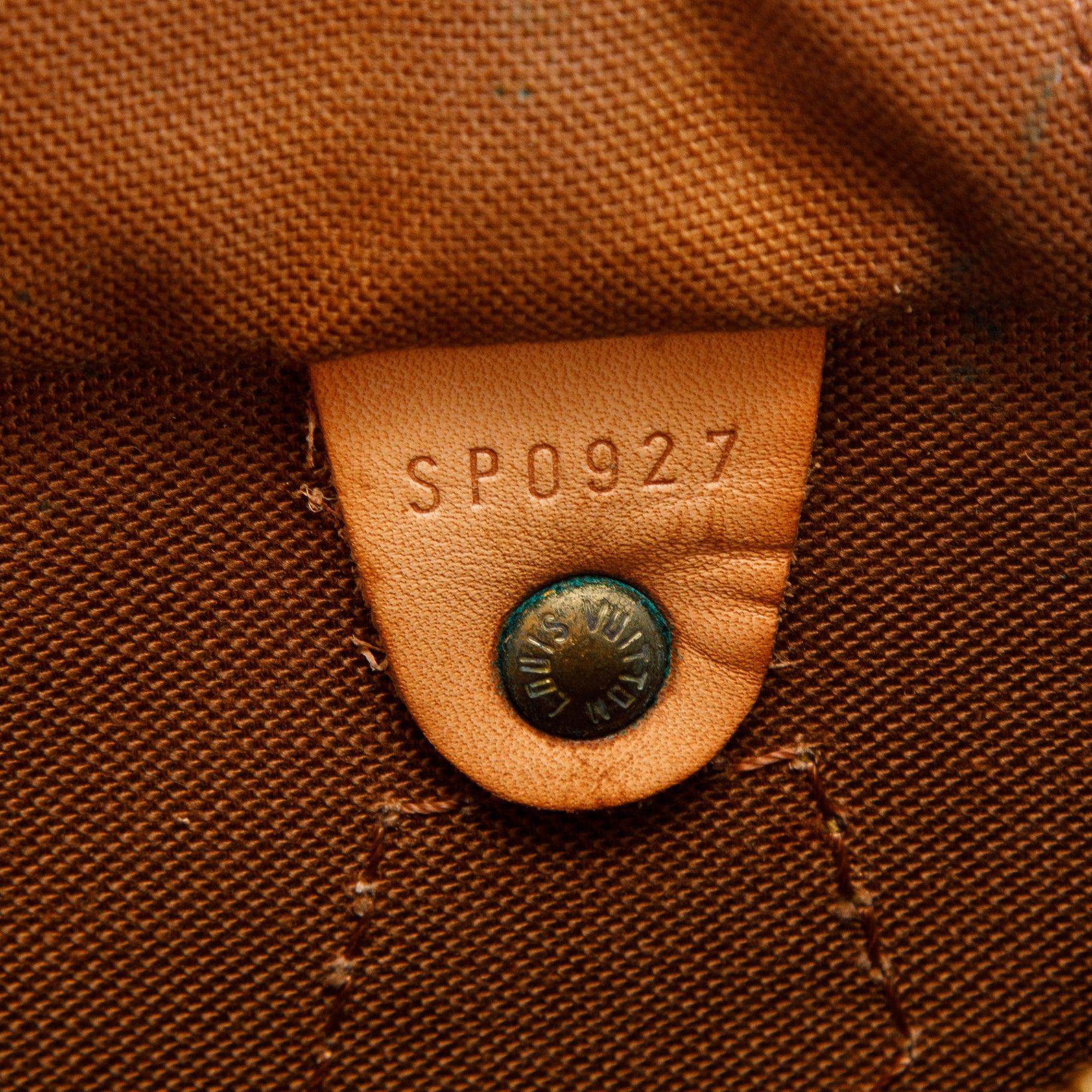 Louis Vuitton Monogram Speedy 30