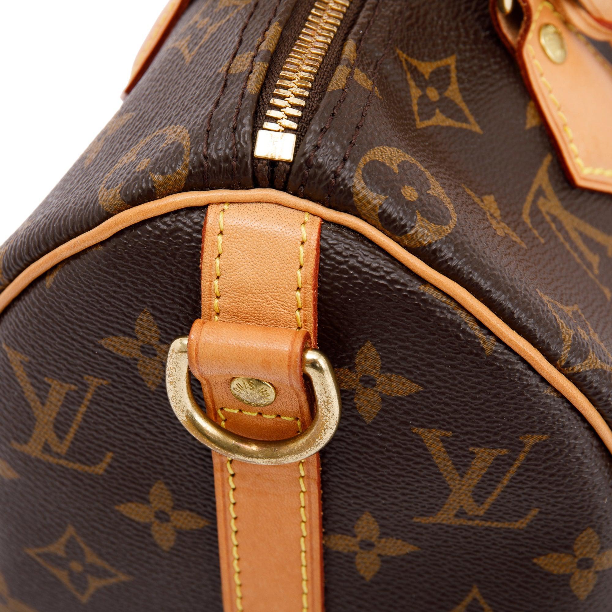 Louis Vuitton Monogram Speedy Bandouliere 25 w/ Box