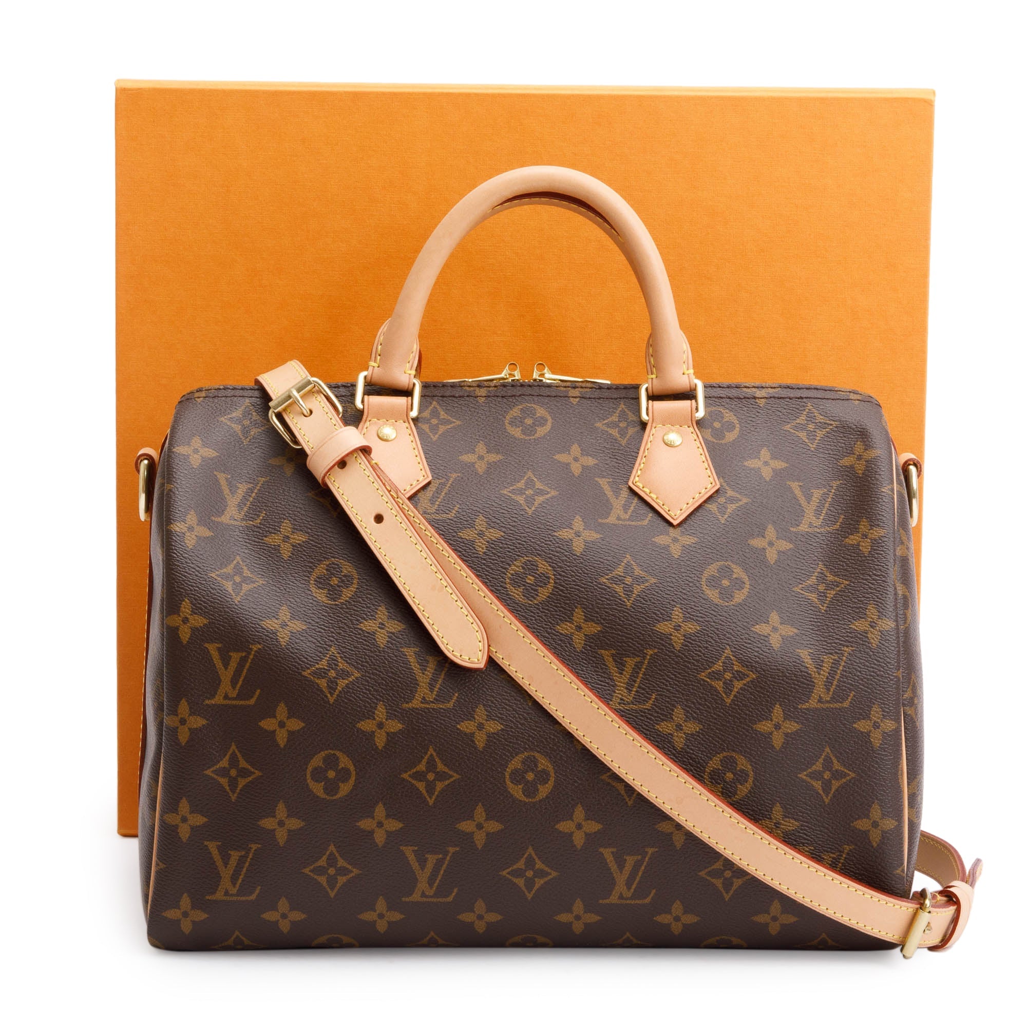 Louis Vuitton Monogram Speedy Bandouliere 30 w/ Box & Receipt
