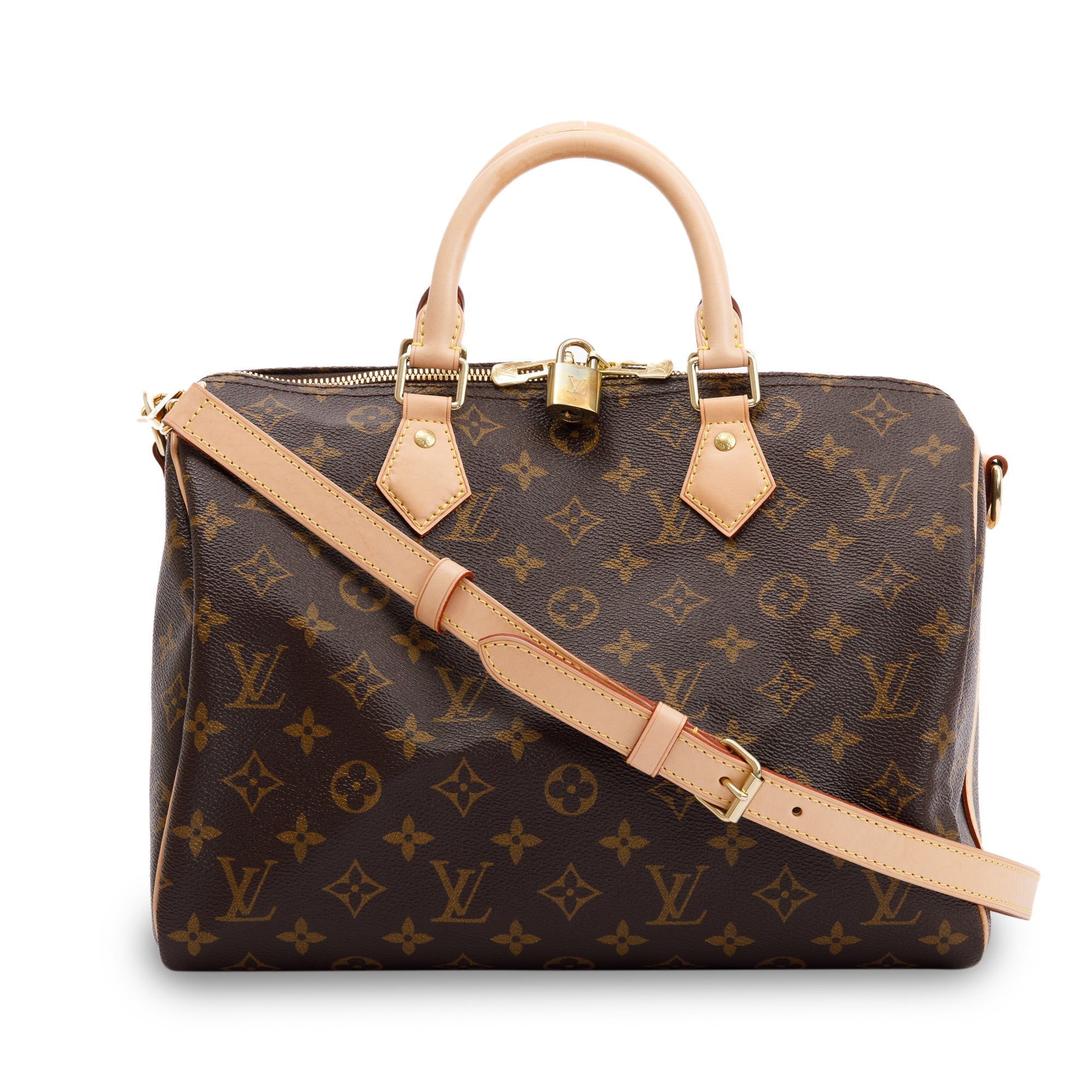 Louis Vuitton Monogram Speedy Bandouliere 30 w/ Box & Receipt