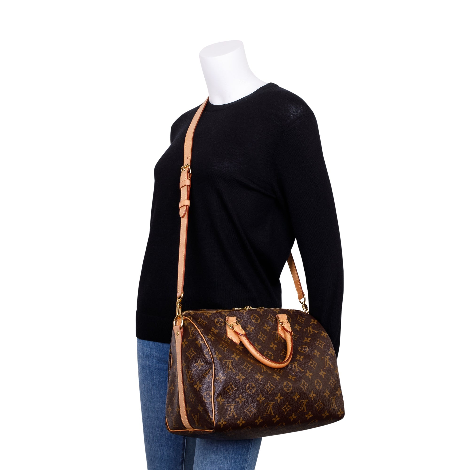 Louis Vuitton Monogram Speedy Bandouliere 30 w/ Box & Strap