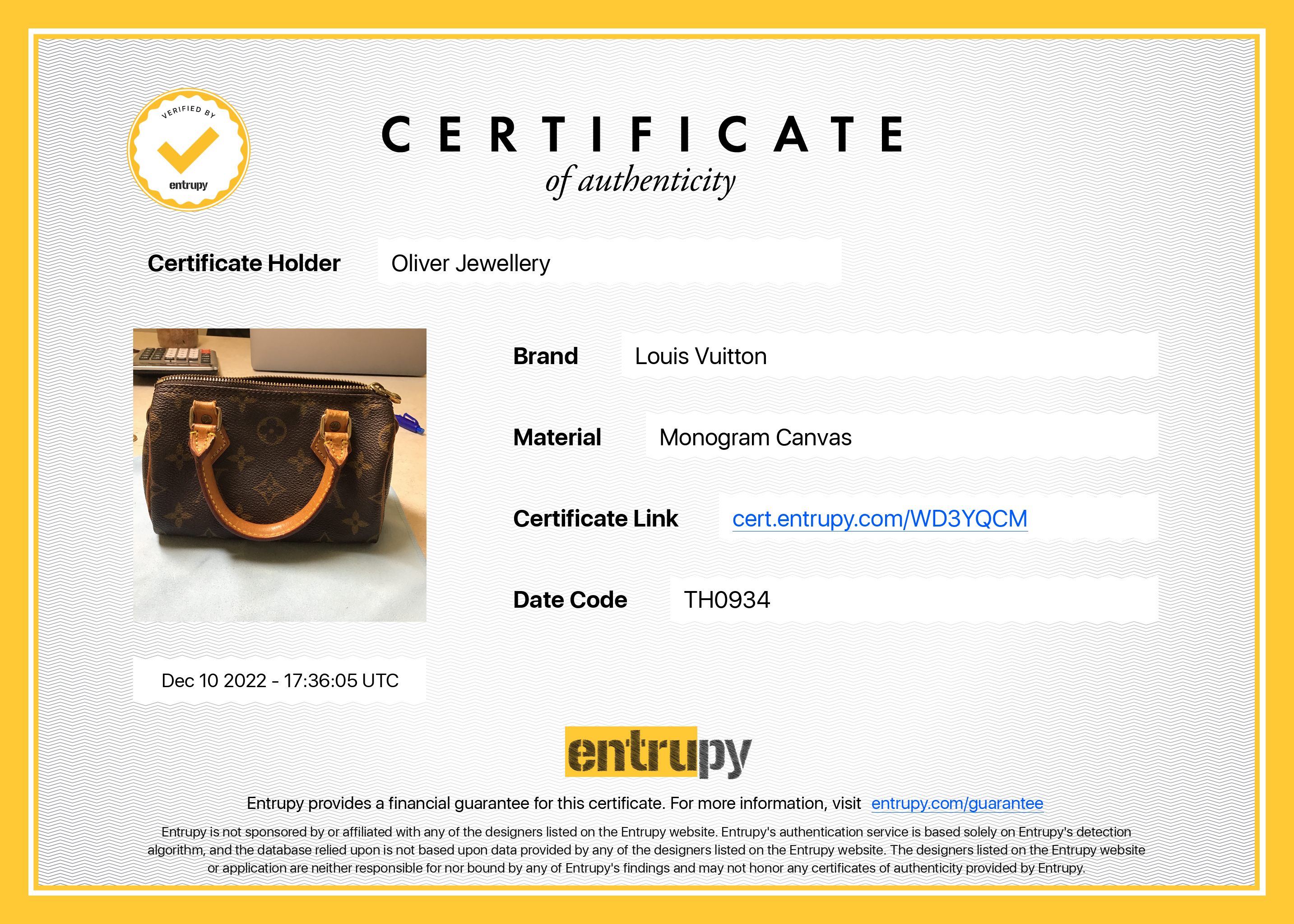 Louis Vuitton Monogram Speedy HL