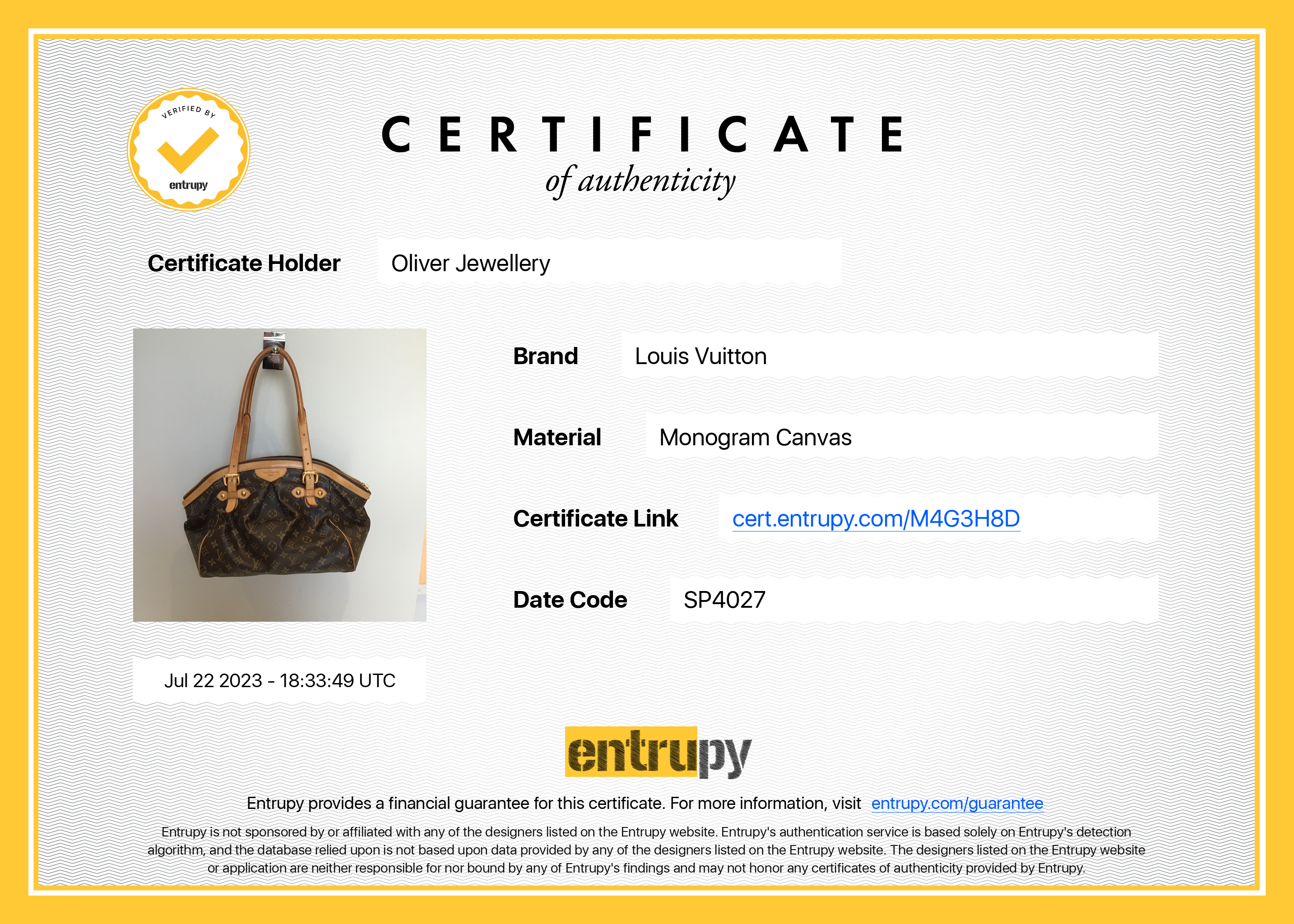 Louis Vuitton Monogram Tivoli GM