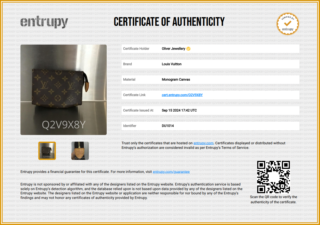 Louis Vuitton Monogram Toiletry Pouch 15