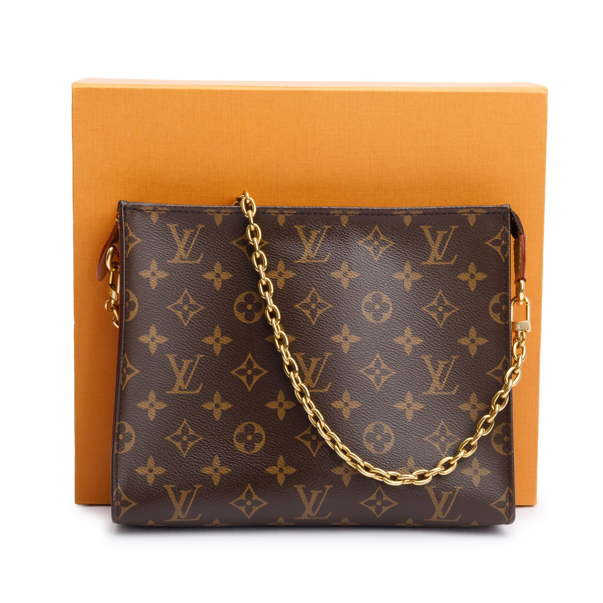 Louis Vuitton Monogram Toiletry Pouch on Chain w/ Box