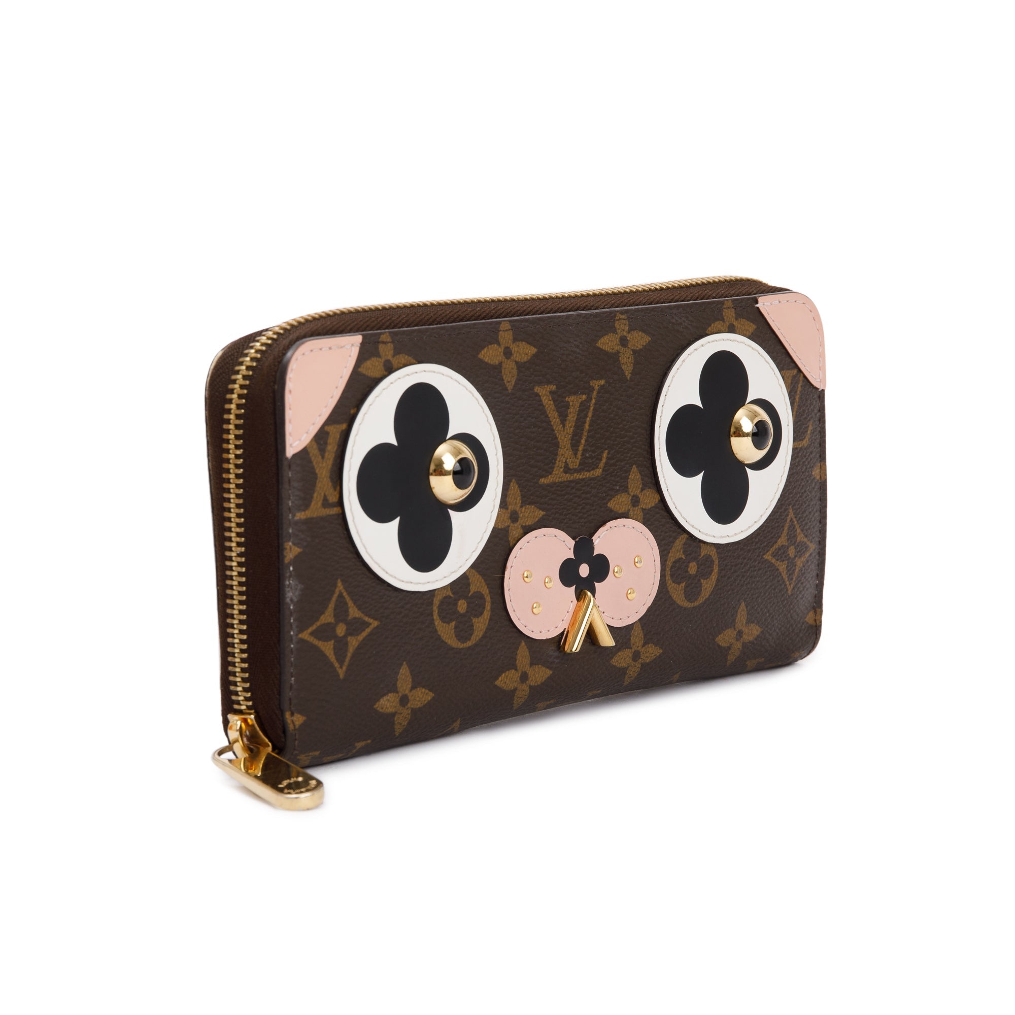 Louis Vuitton Monogram Valentine Dog Zippy Wallet w/ Box & Receipt