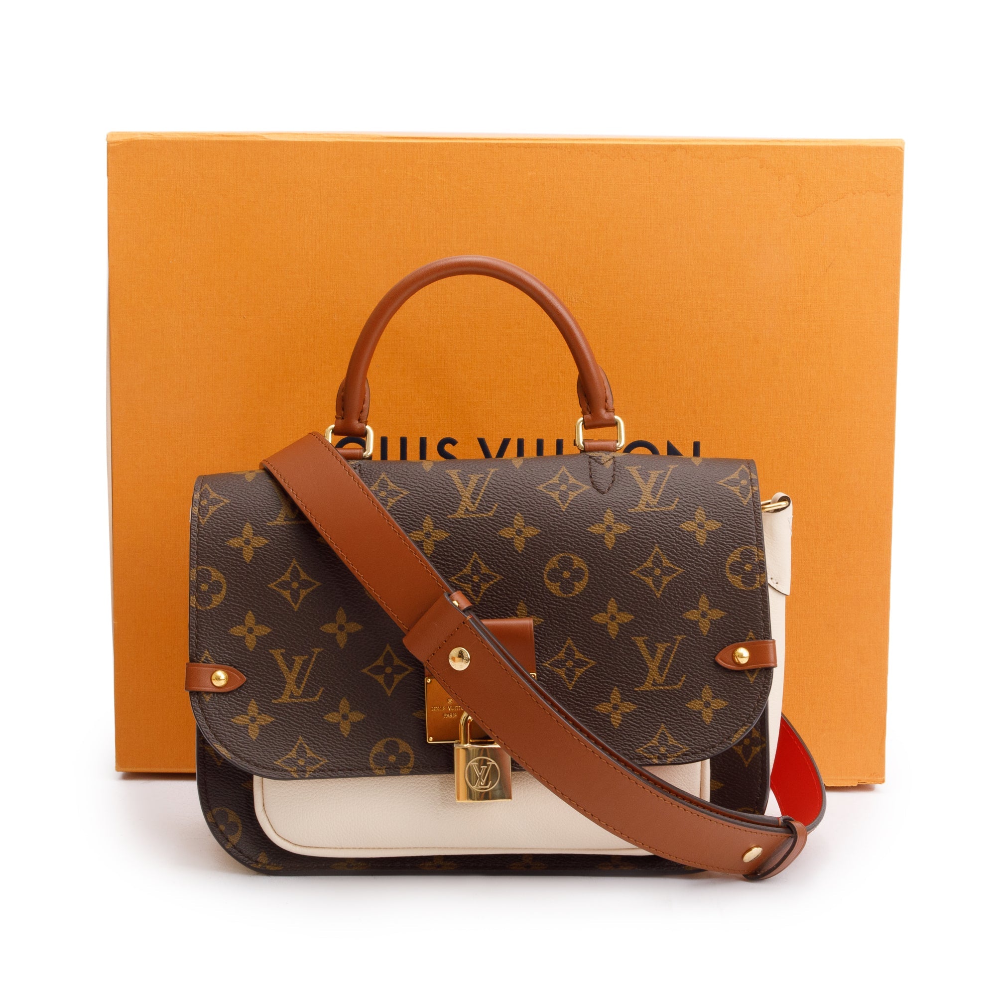 Louis Vuitton Monogram Vaugirard Bag w/ Strap & Box