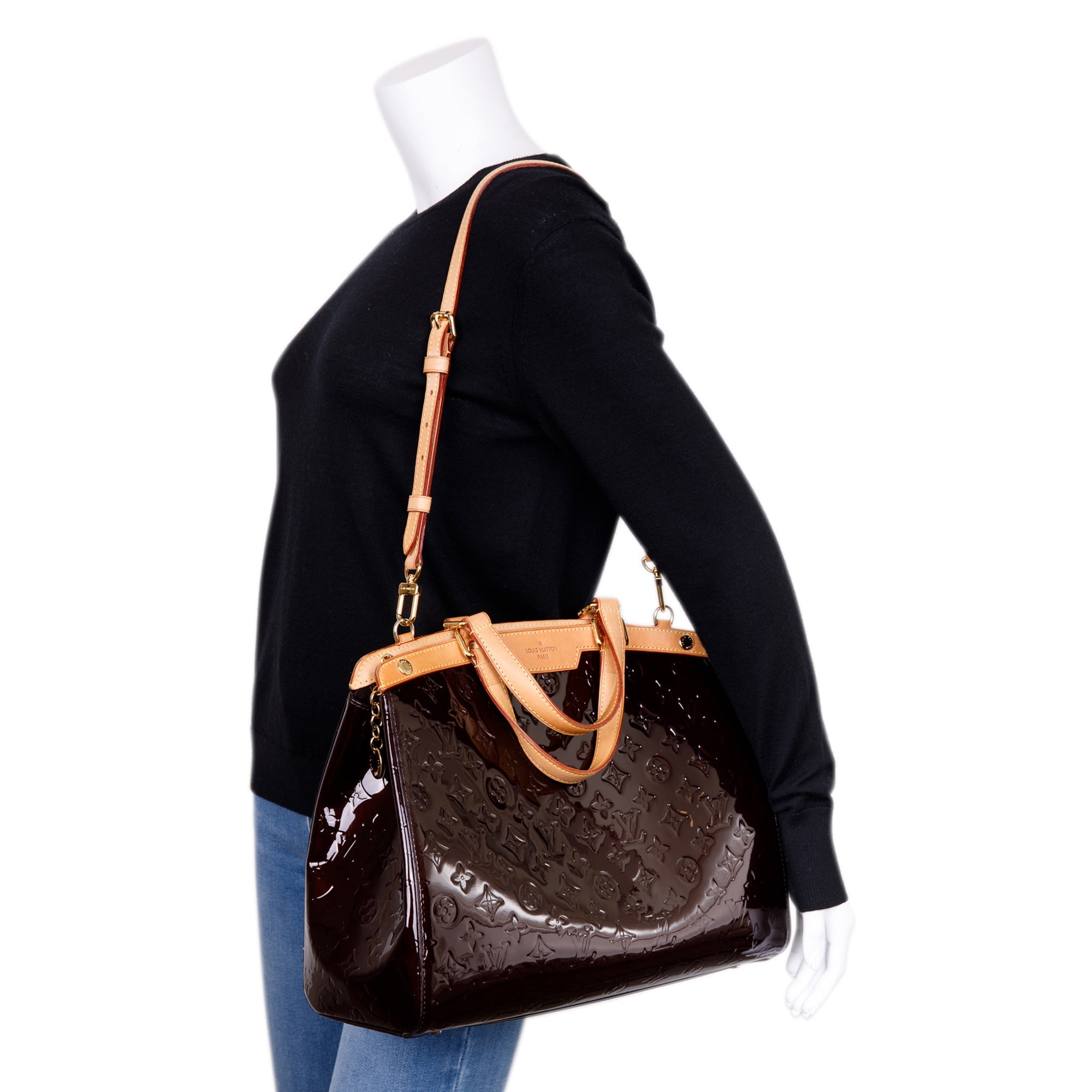 Louis Vuitton Monogram Vernis Brea GM w/ Strap