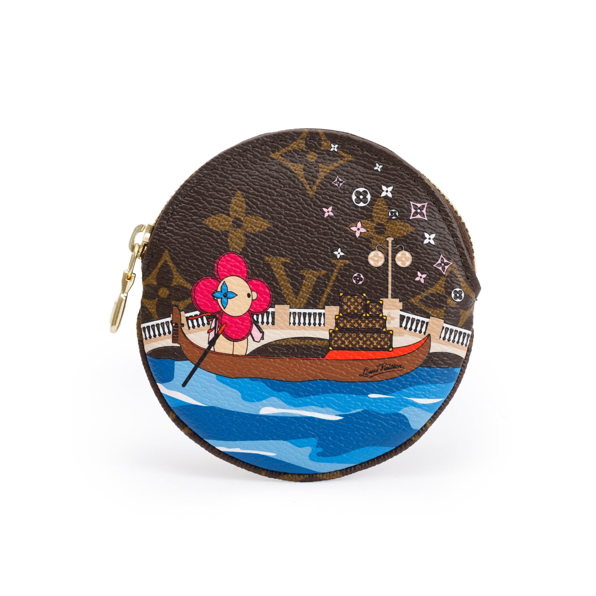 Louis Vuitton Monogram Vivienne Animation Round Coin Purse w/ Box