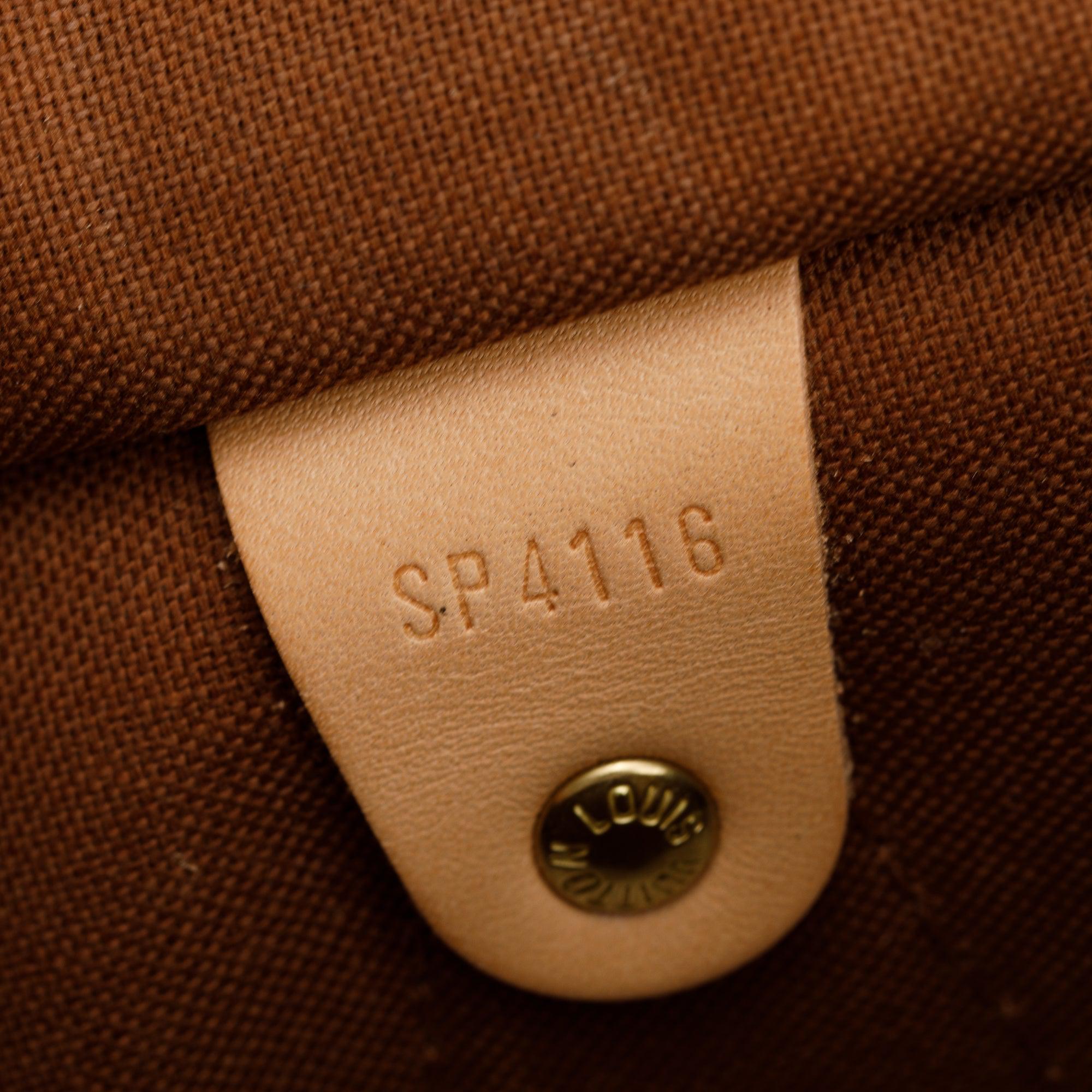 Louis Vuitton Monogram World Tour Speedy Bandouliere 30 w/ Strap