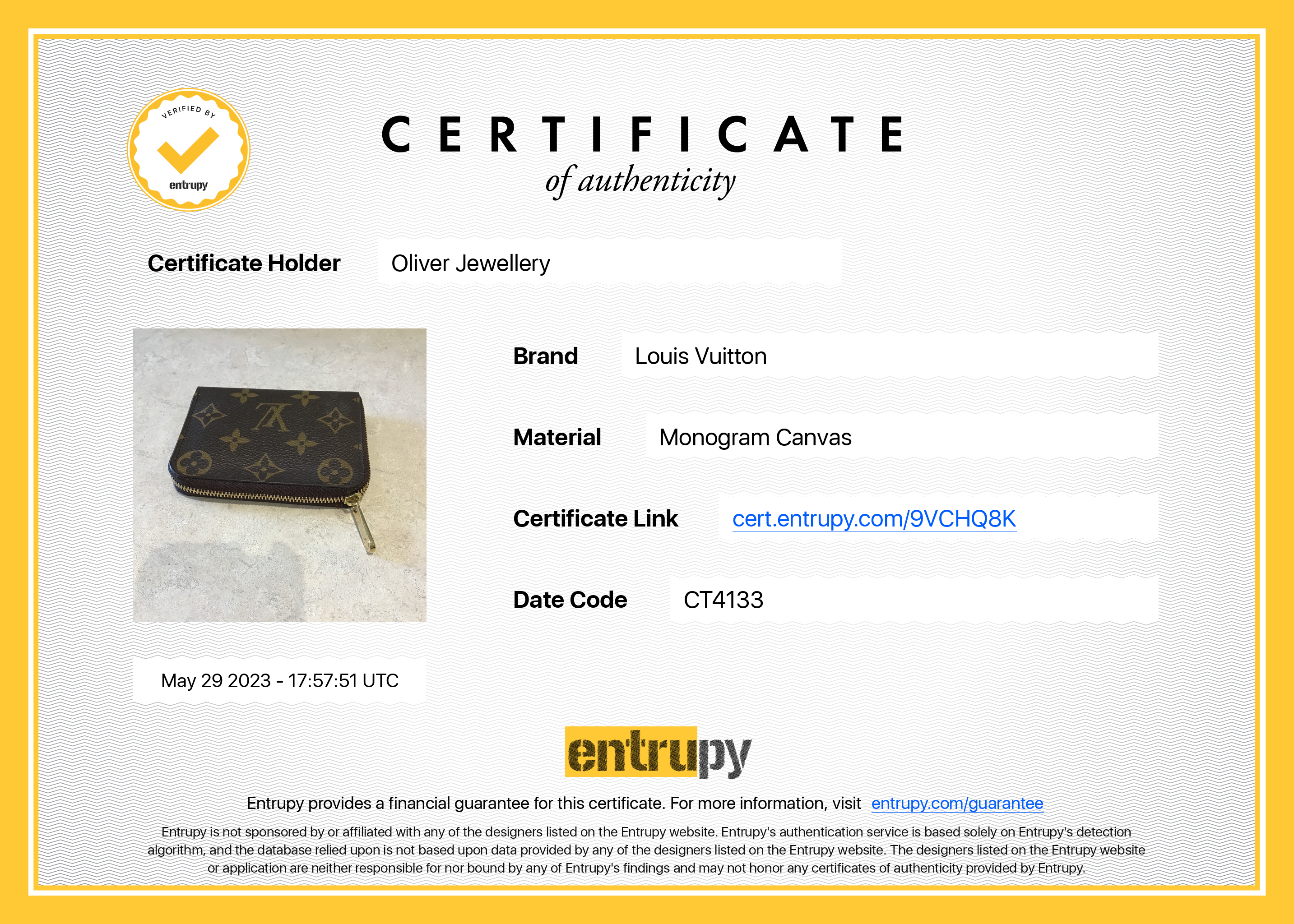 Louis Vuitton Monogram Zippy Coin Purse