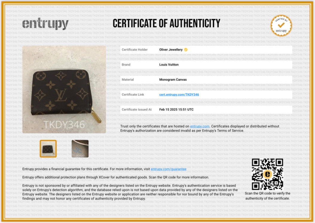 Louis Vuitton Monogram Zippy Coin Purse w/ Box