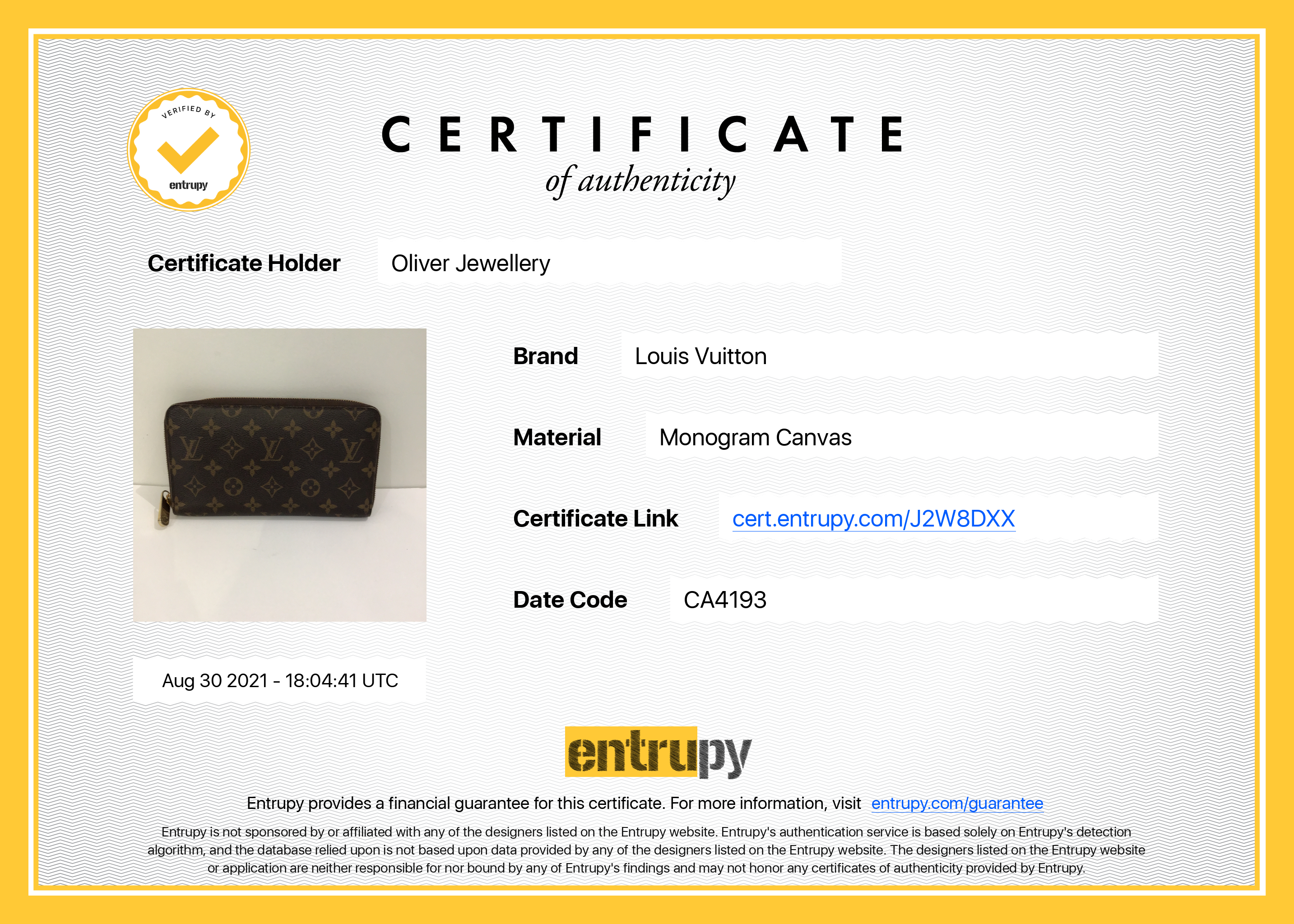 Louis Vuitton Monogram Zippy Organizer