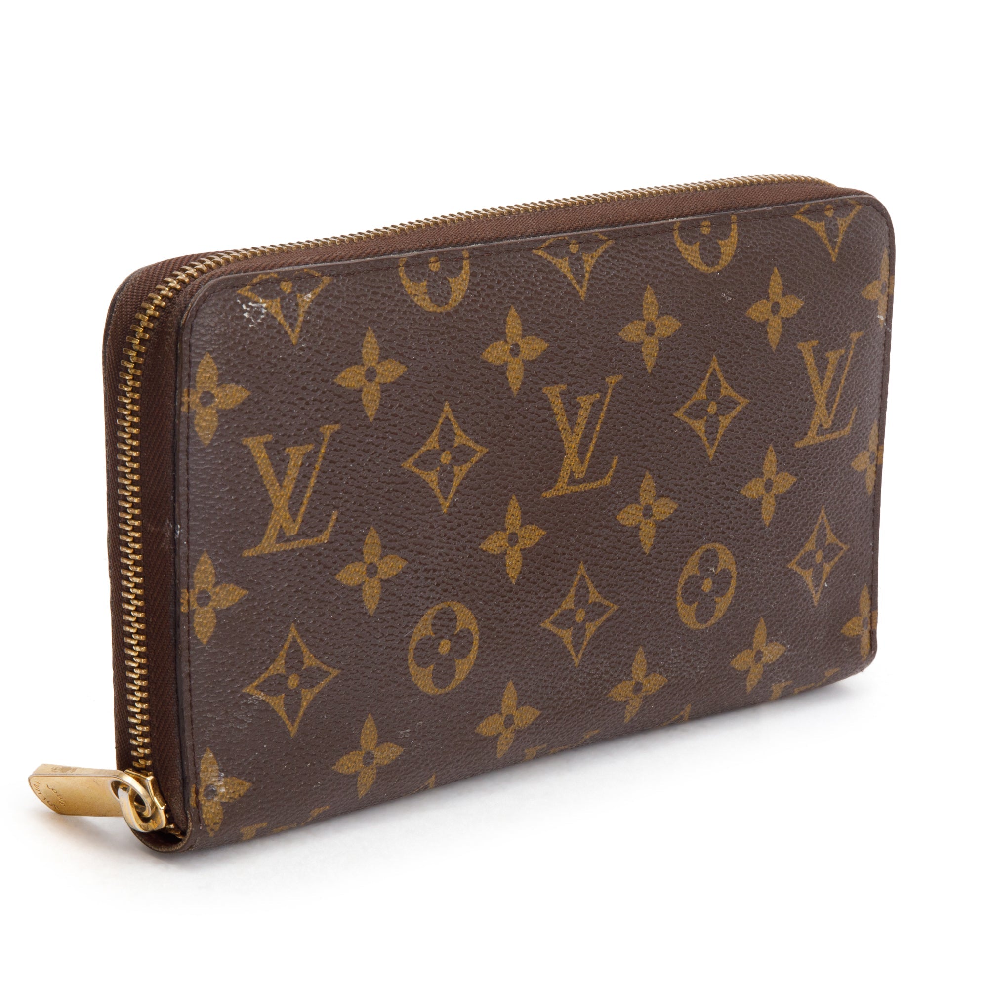 Louis Vuitton Monogram Zippy Organizer Wallet w/ Box