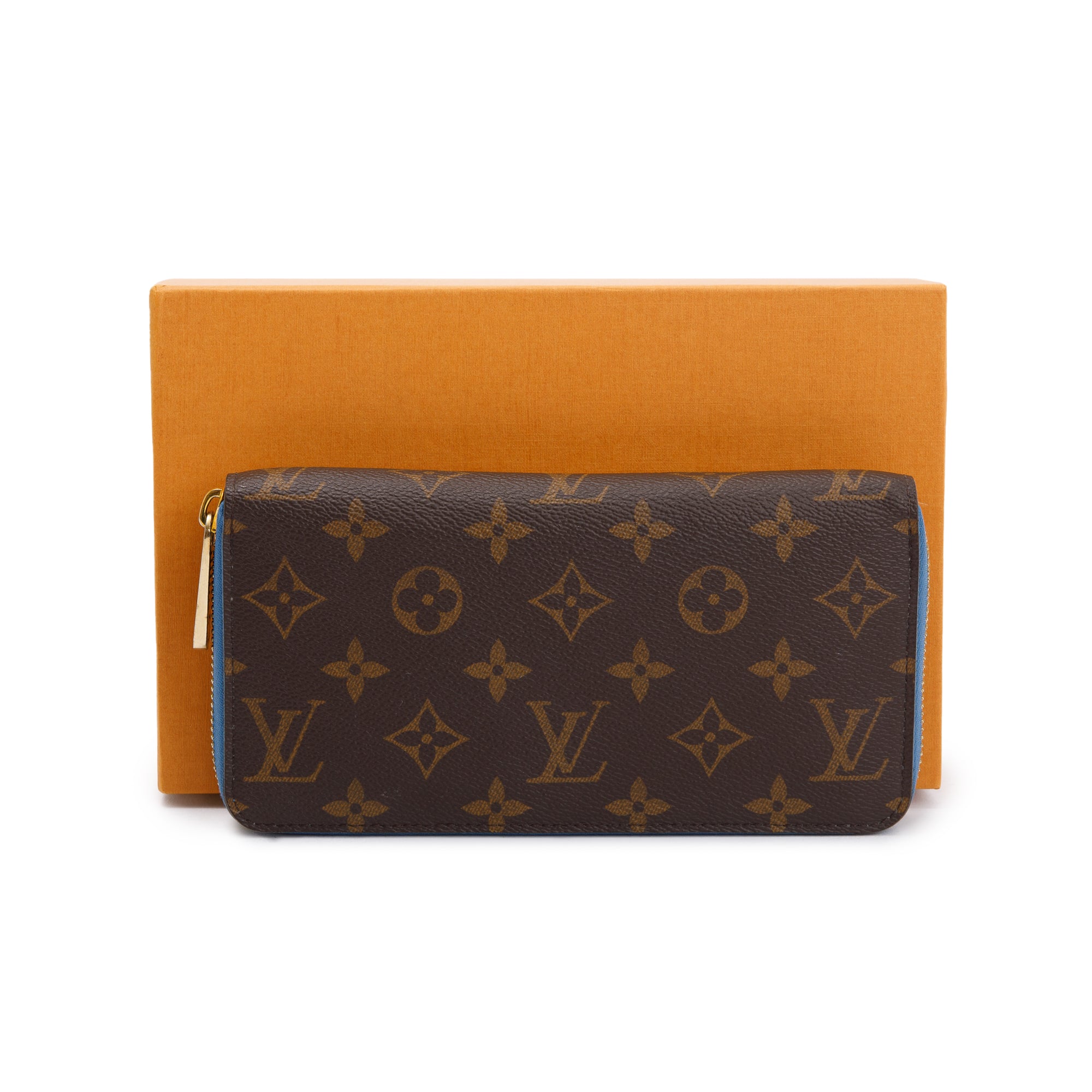 Louis Vuitton Monogram Zippy Wallet w/ Box & Receipt