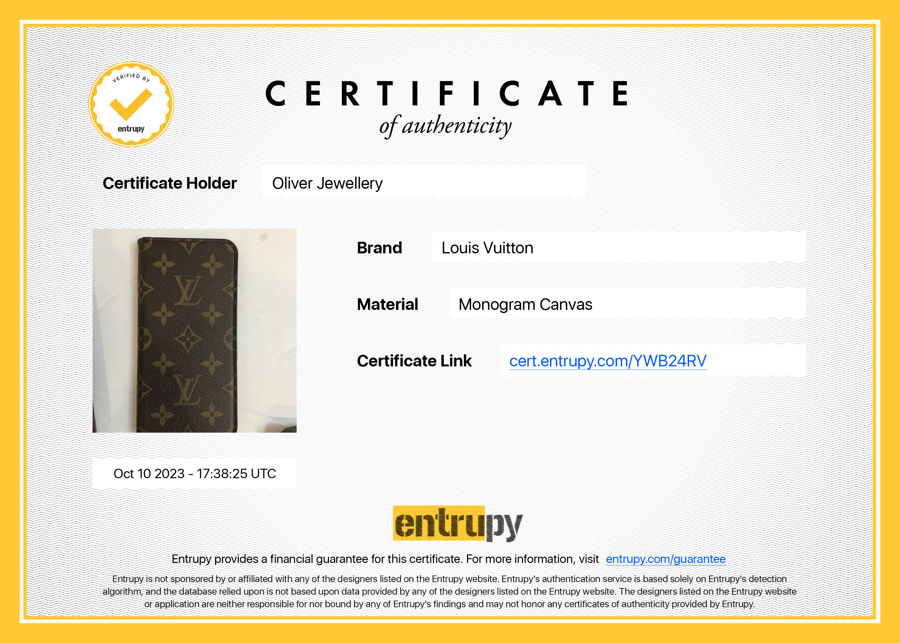 Louis Vuitton Monogram iPhone 6/7/8 Folio