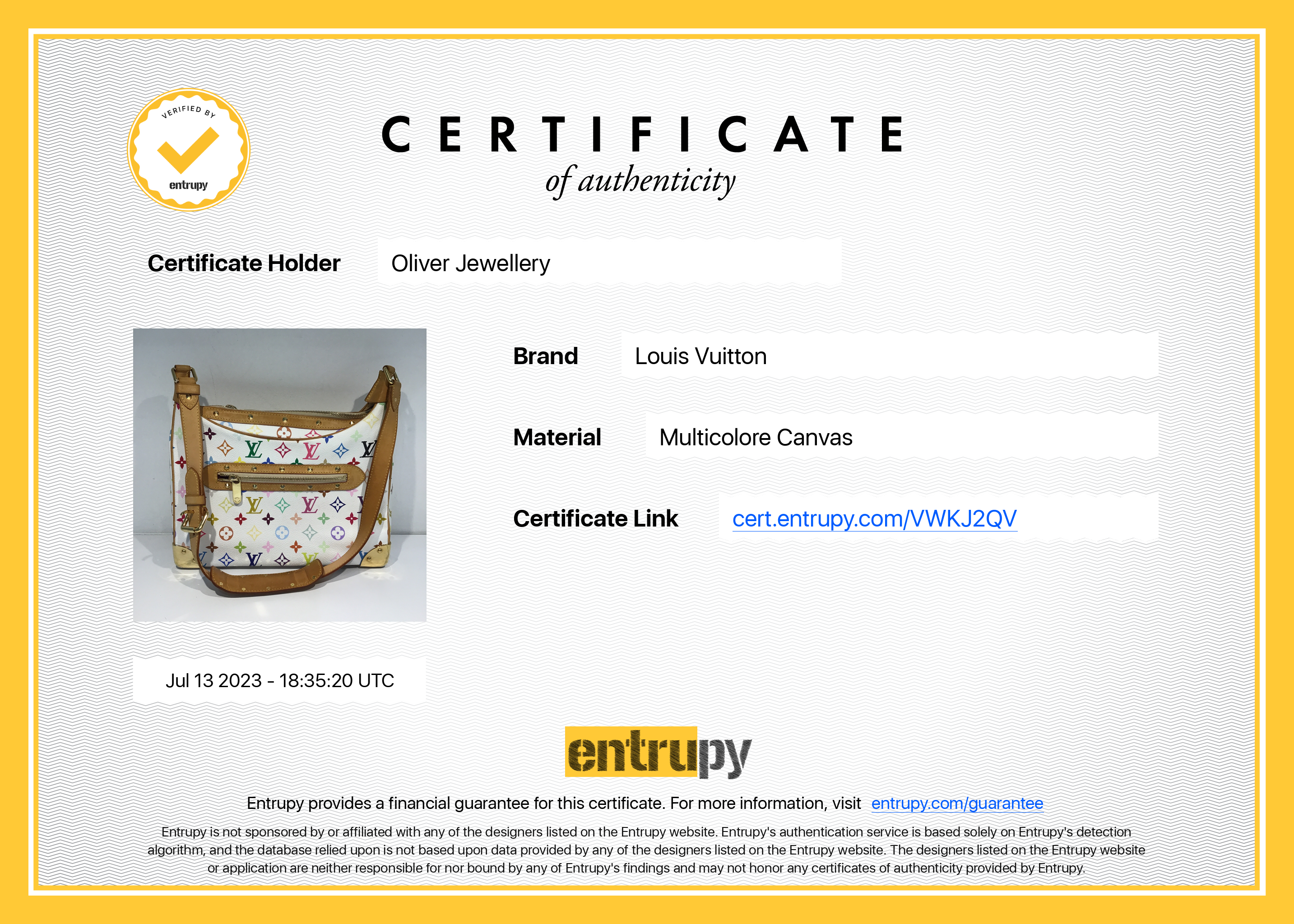 Louis Vuitton Multicolore Boulogne Bag
