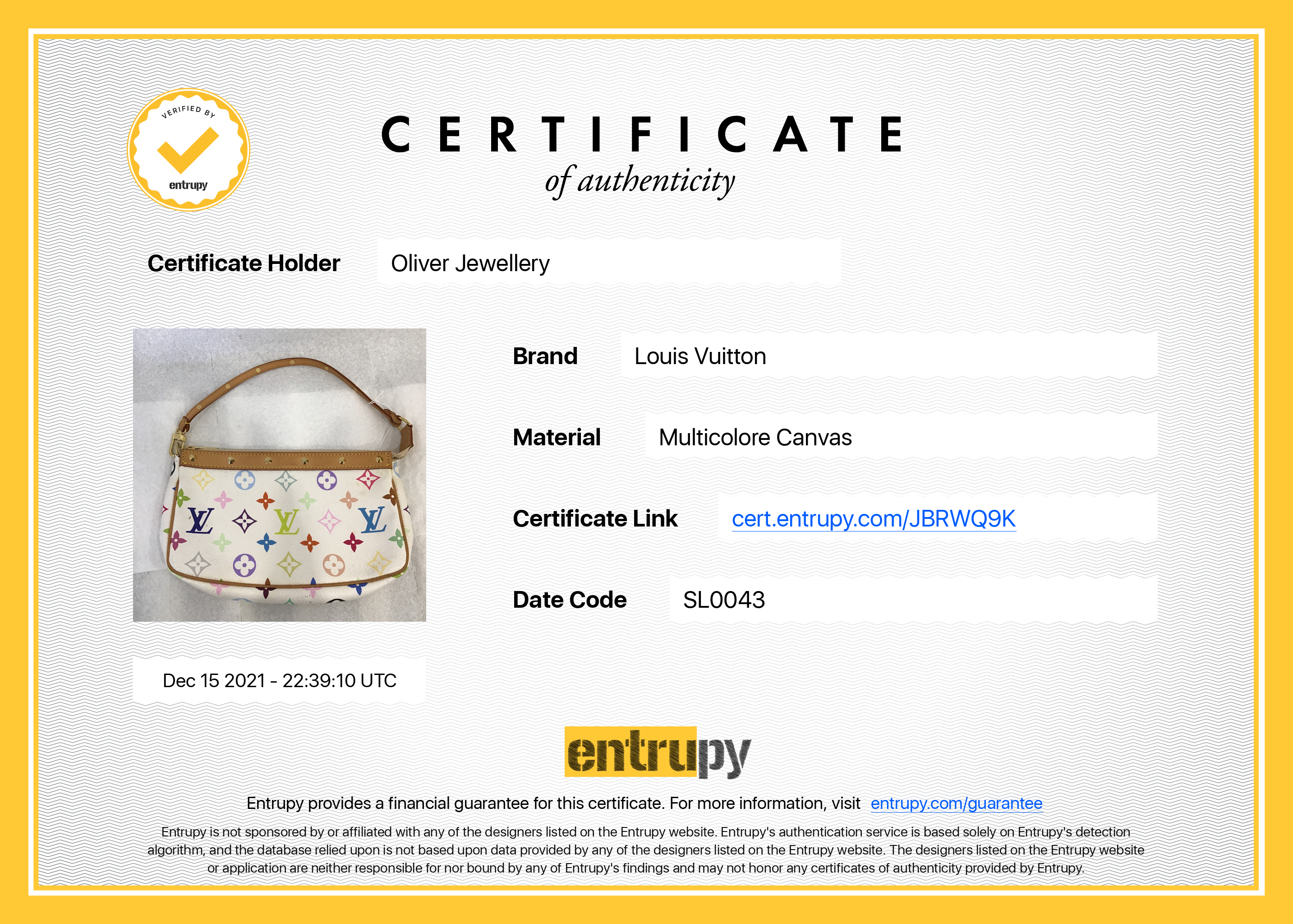 Louis Vuitton Multicolore Pochette Accessories