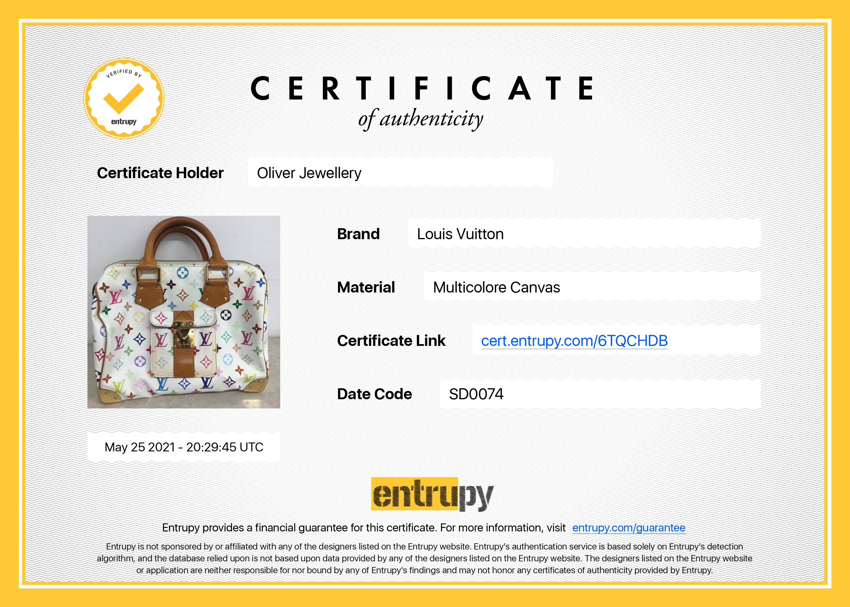 Louis Vuitton Multicolore Speedy 30