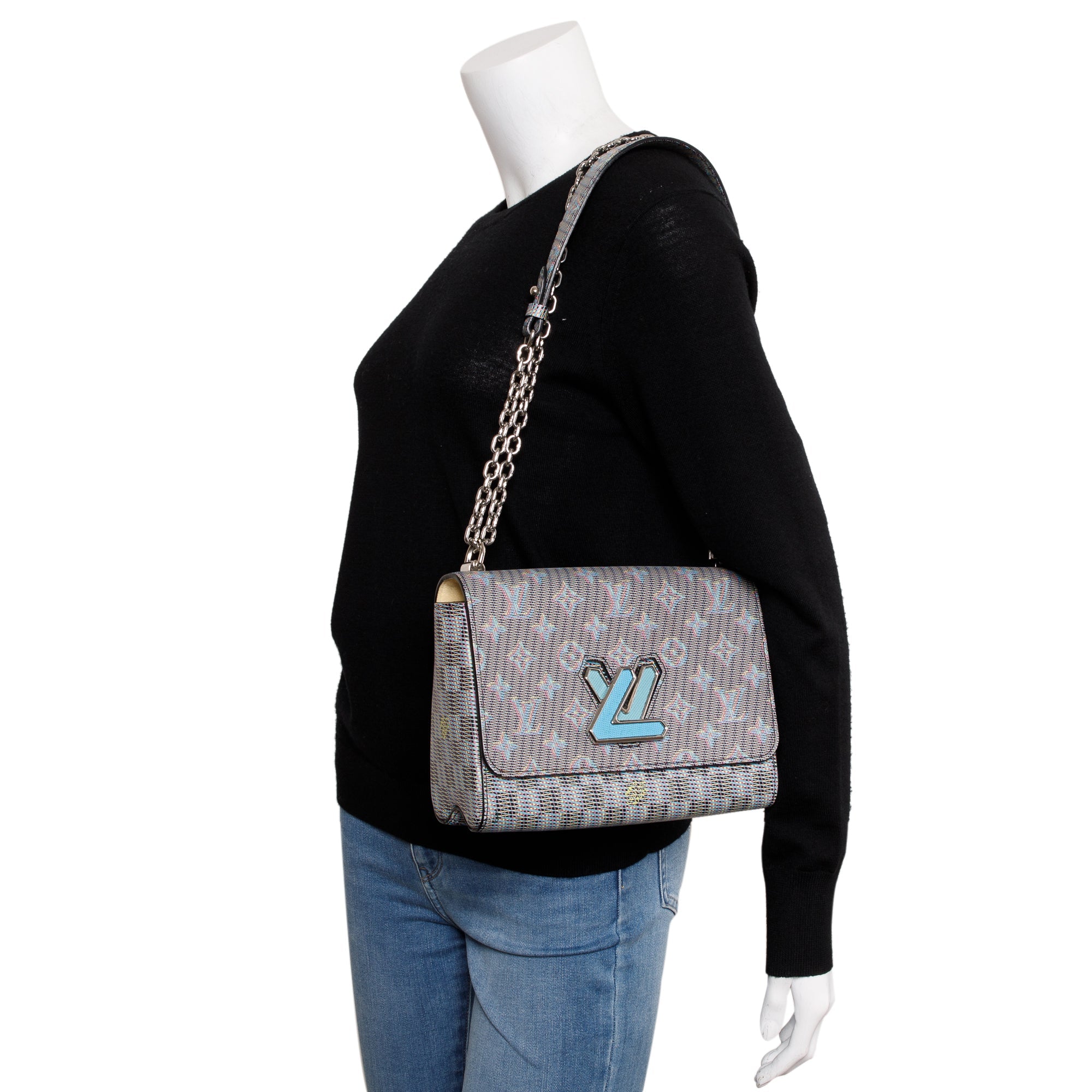Louis Vuitton Multicolour Monogram Pop Twist MM Shoulder Bag