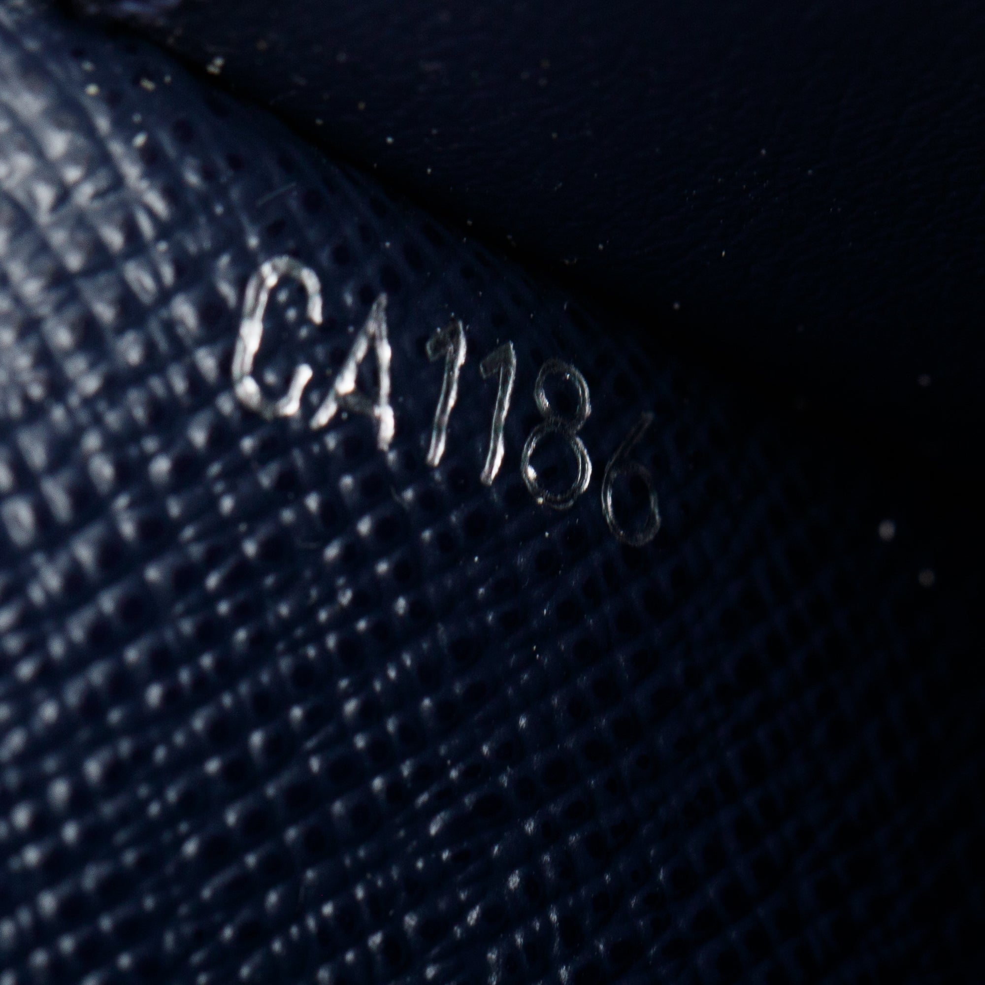 Louis Vuitton Navy Epi Leather Brazza Wallet w/ Box