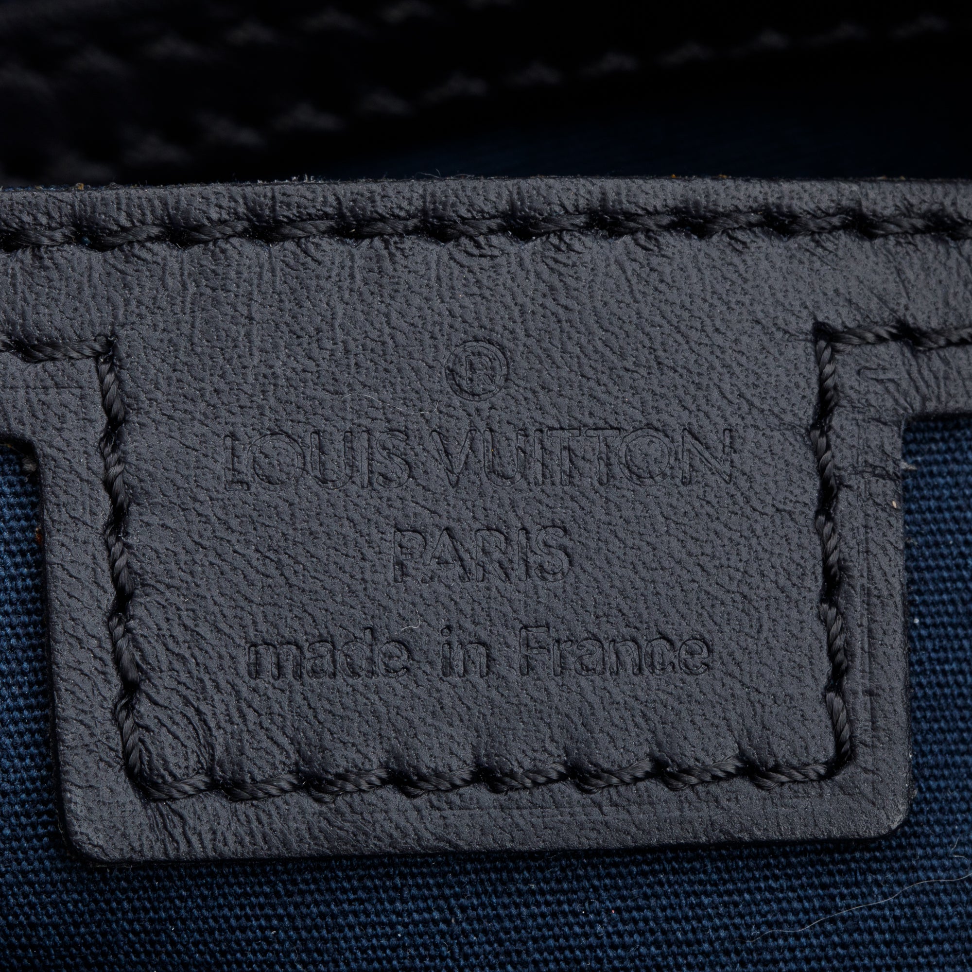Louis Vuitton Navy Monogram Mini Lin Montsouris Backpack GM