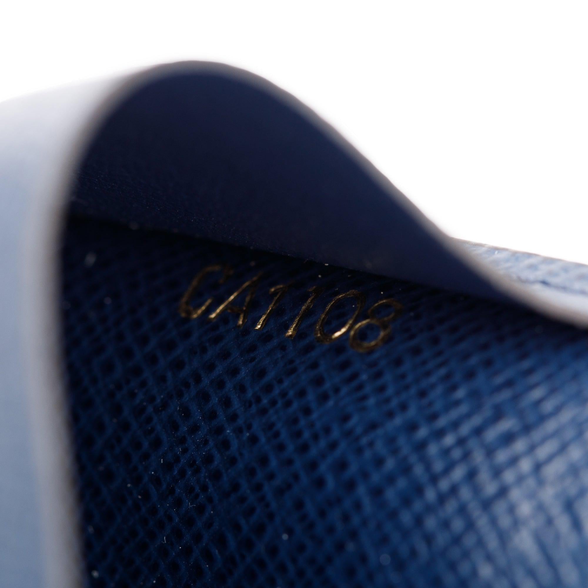 Louis Vuitton Navy Taiga Leather Jeanne Wallet Insert