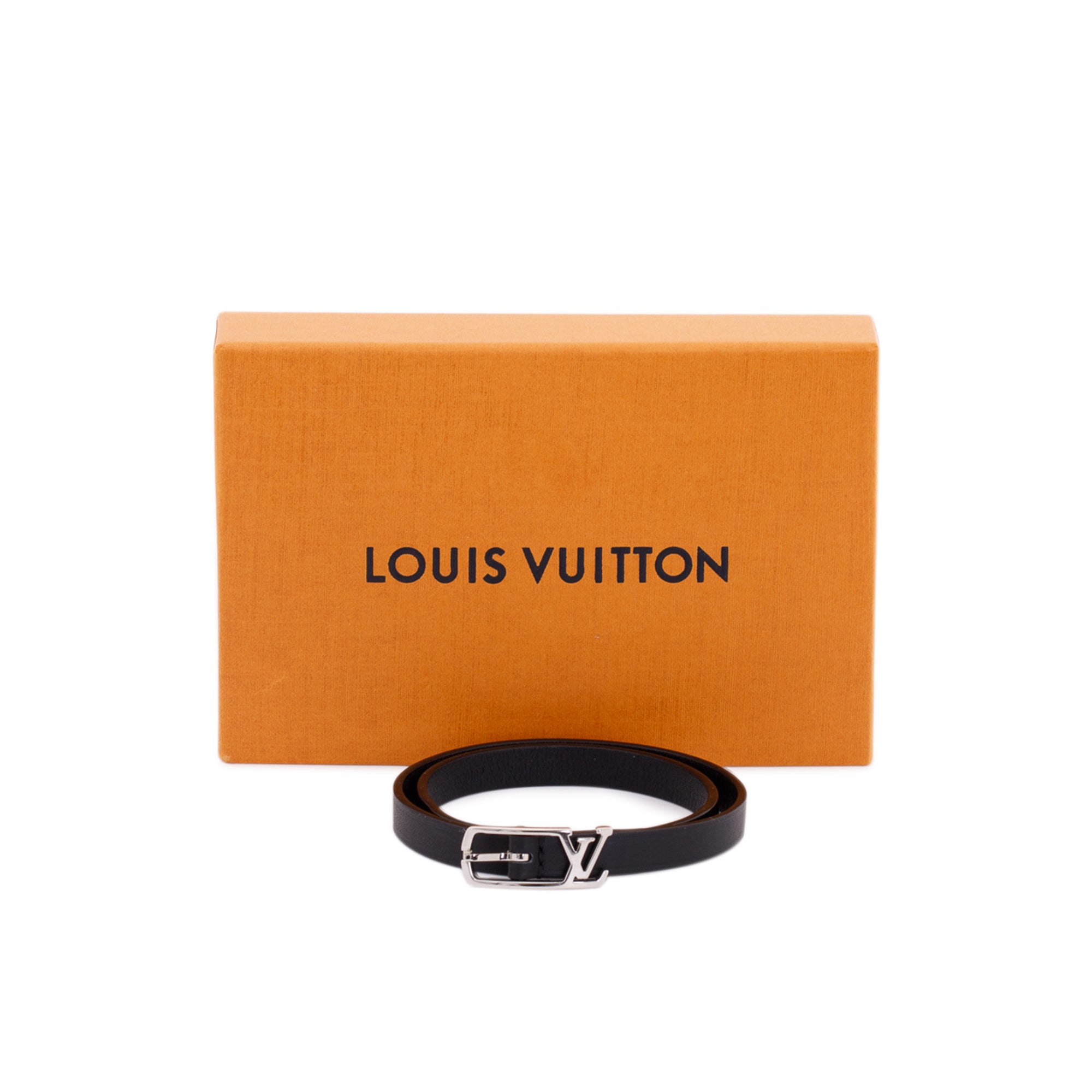 Louis Vuitton Neogram Double Wrap Leather Bracelet w/ Box