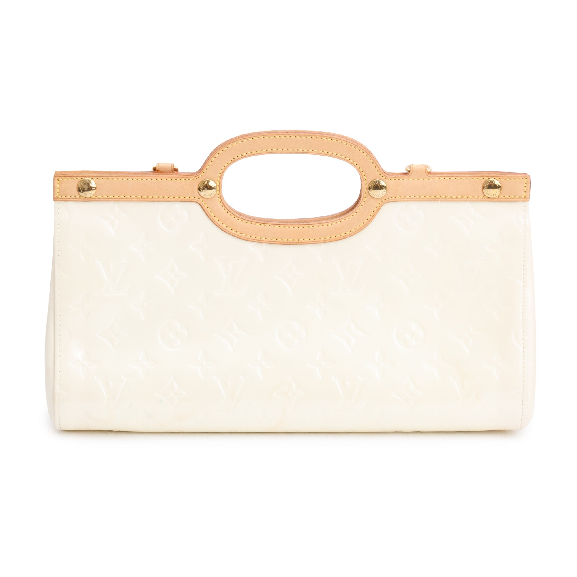 Louis Vuitton Neutral Monogram Vernis Roxbury w/ Strap