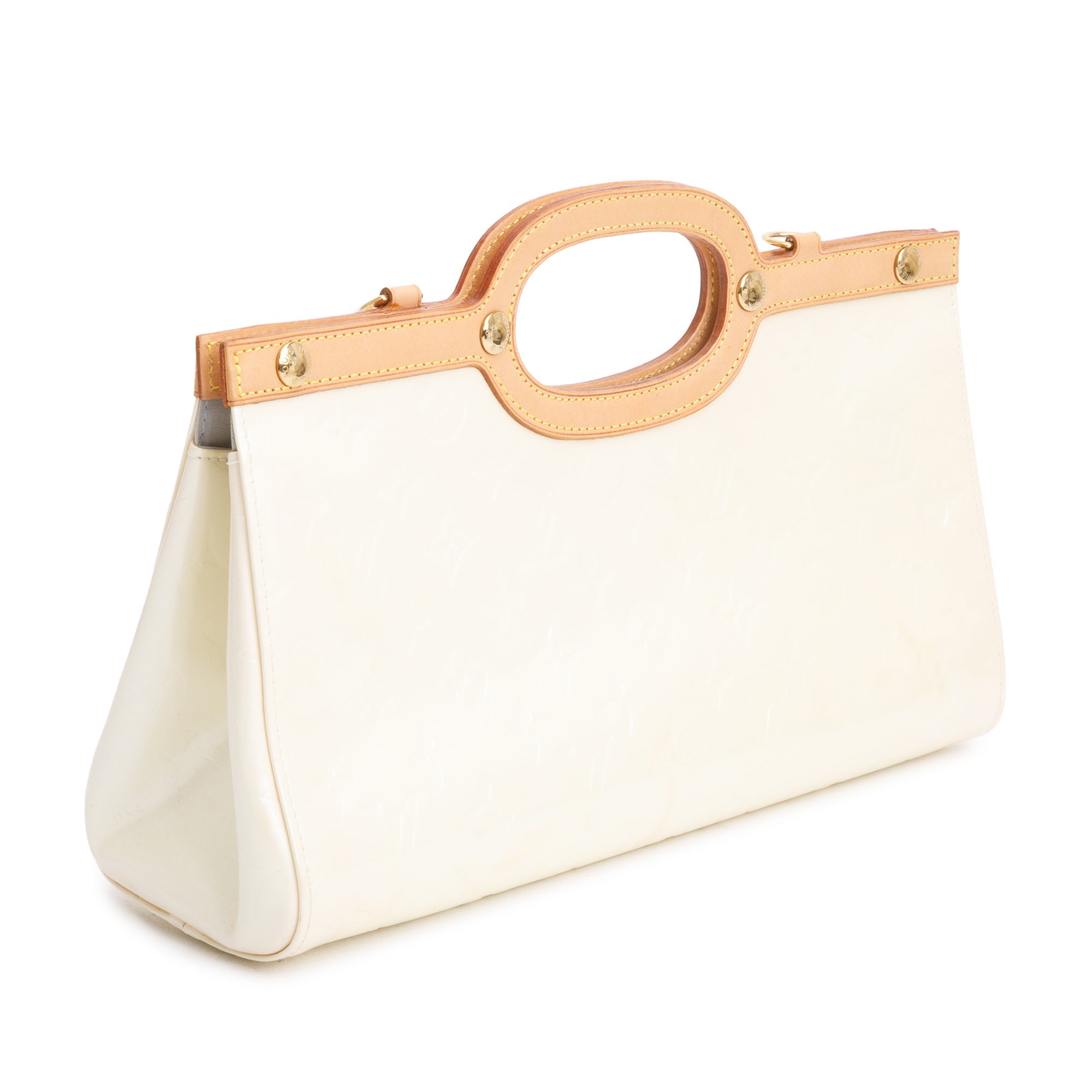 Louis Vuitton Neutral Monogram Vernis Roxbury w/ Strap
