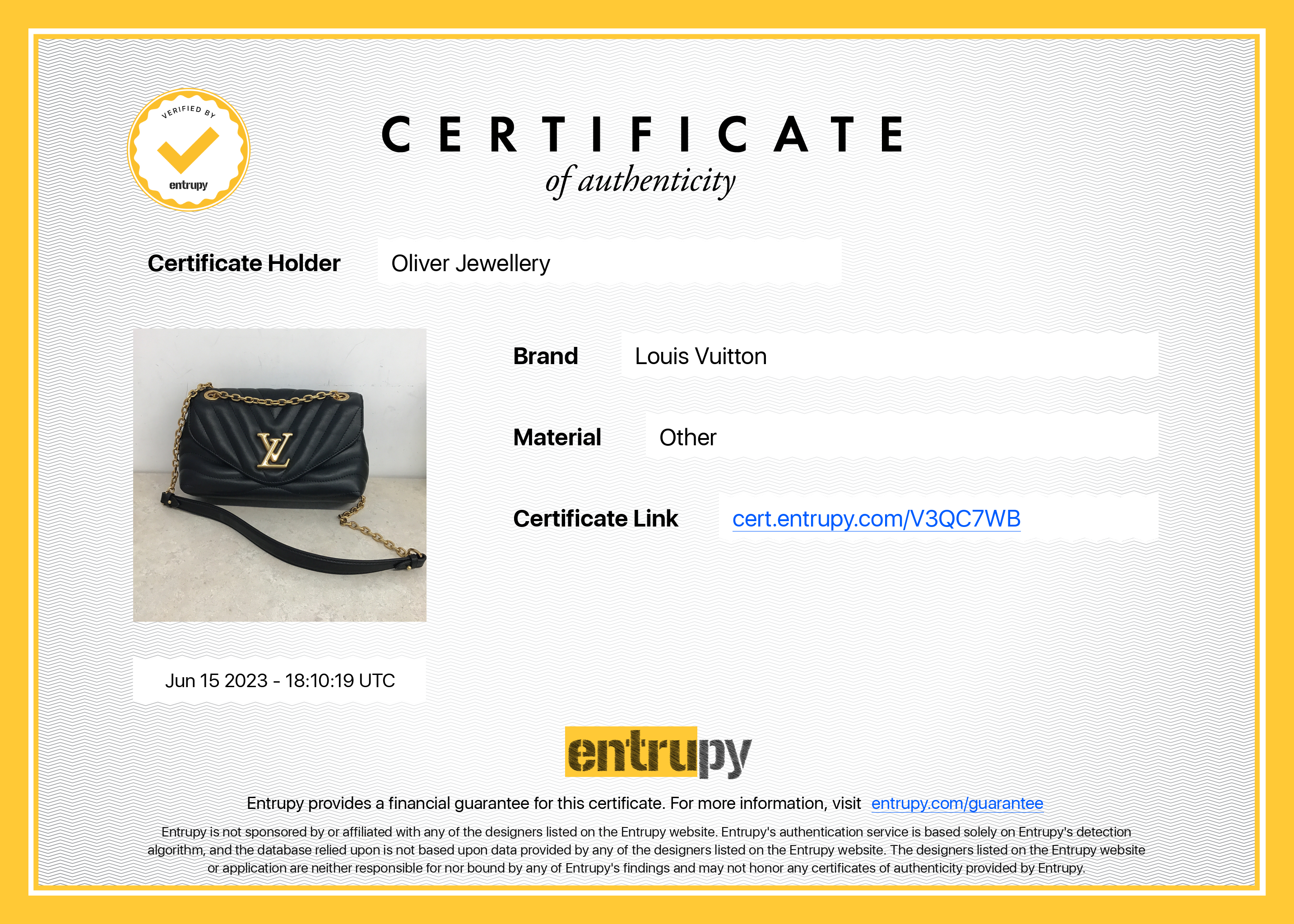 Louis Vuitton New Wave Chain-Bag MM w/ Box