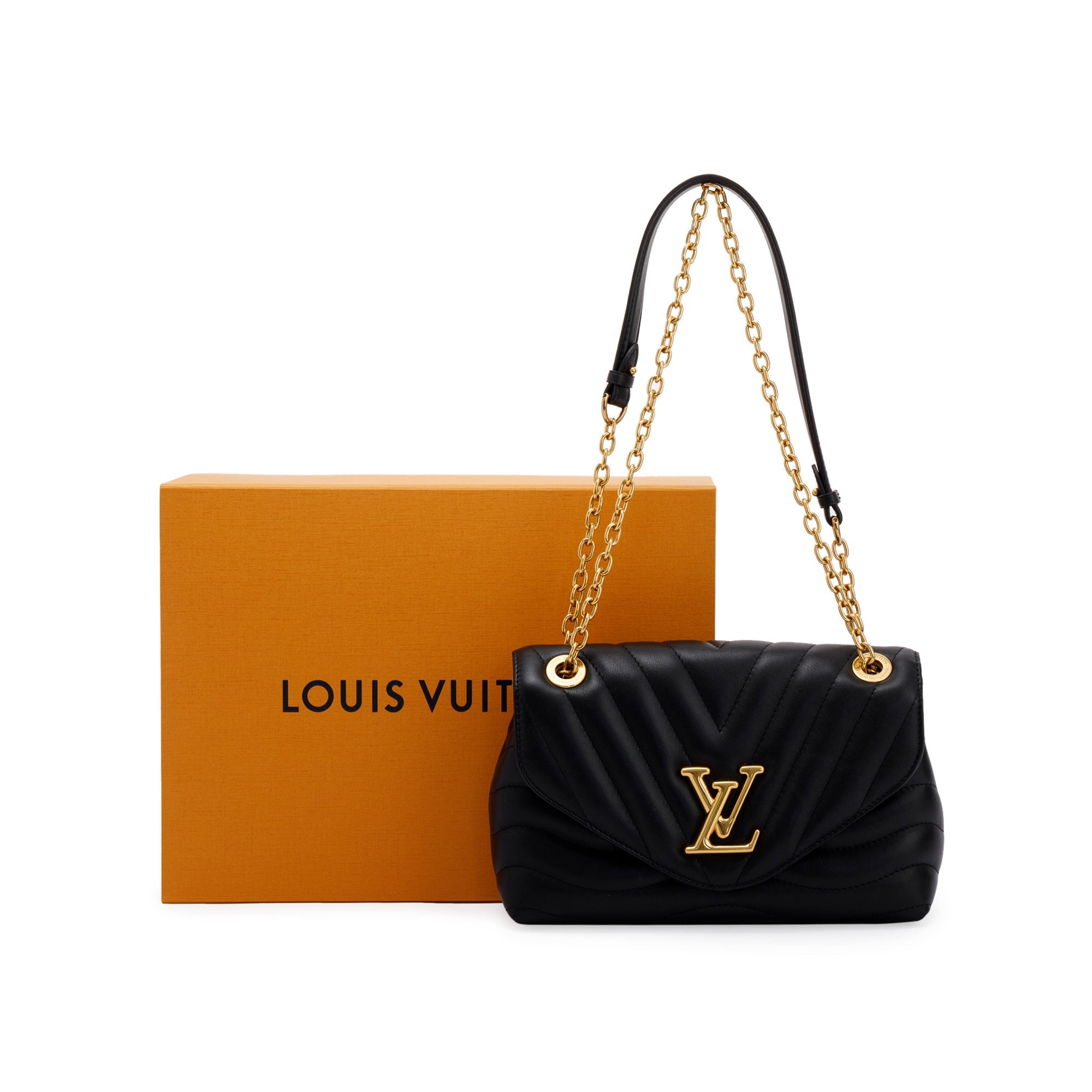 Louis Vuitton New Wave Chain-Bag MM w/ Box