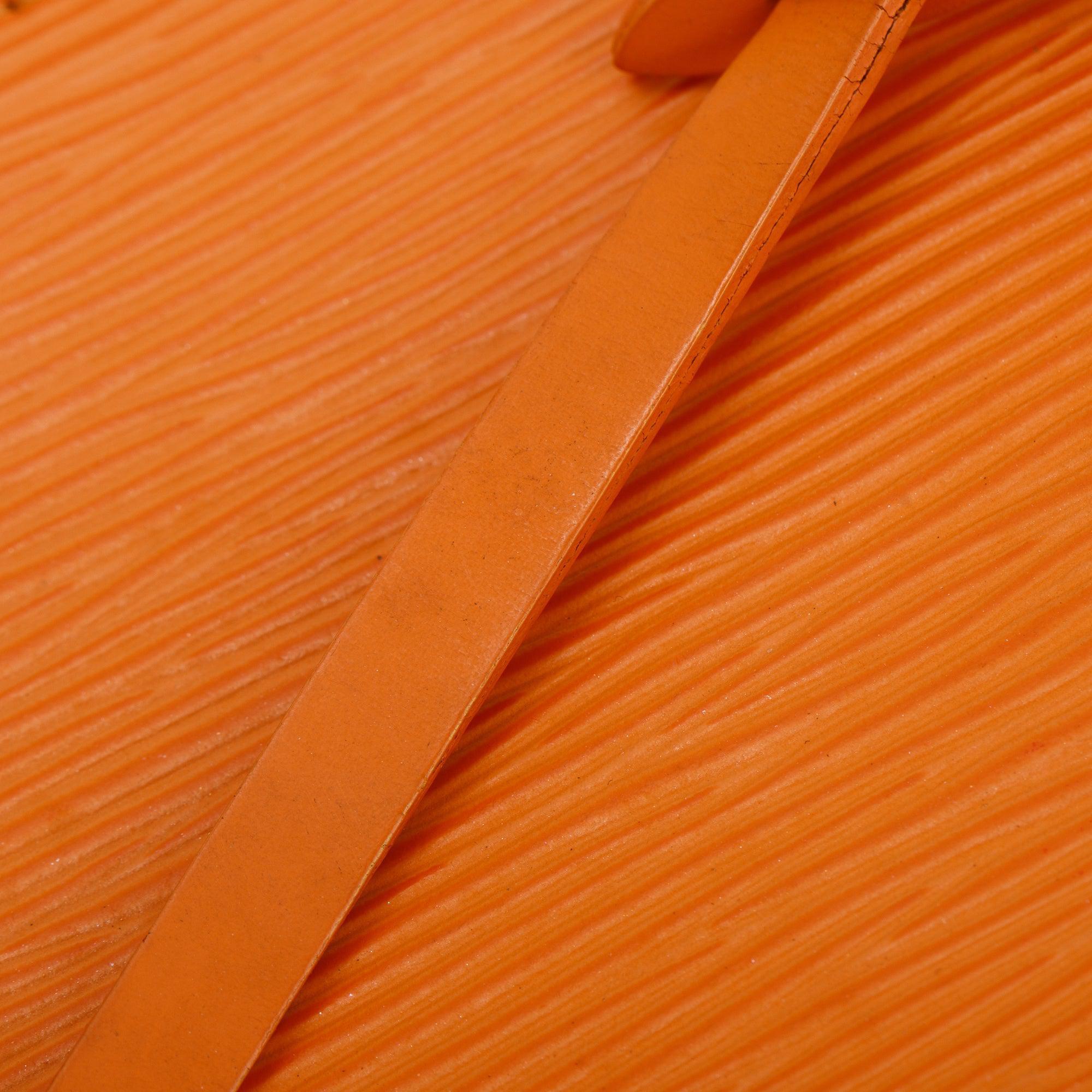 Louis Vuitton Orange Epi Leather Pochette Accessoires 24