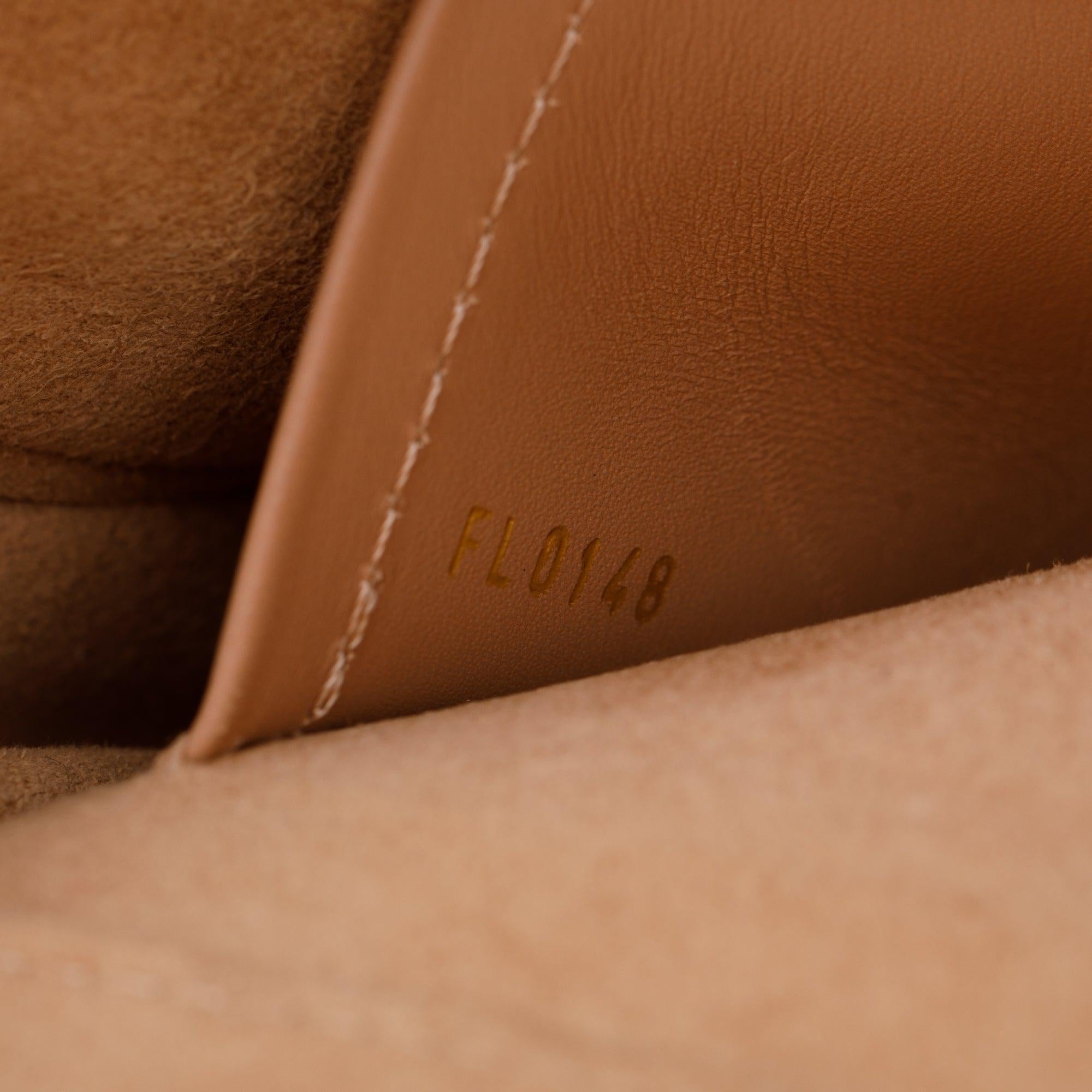 Louis Vuitton Pink Calfskin Louise Chain Clutch GM w/ Box