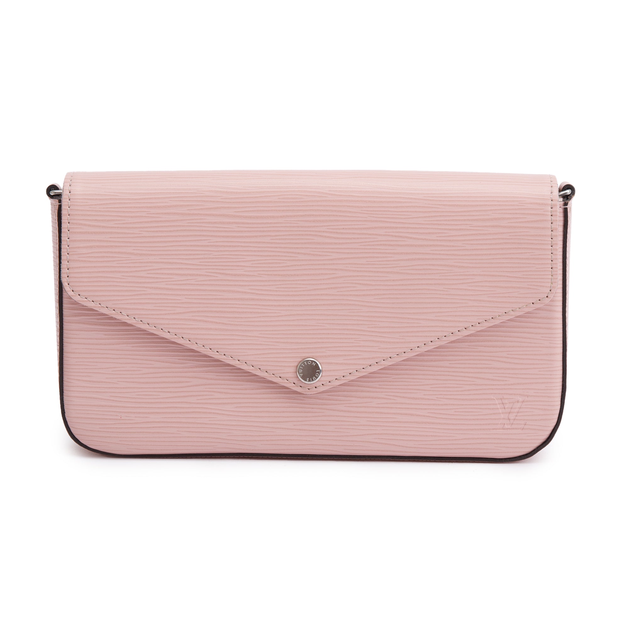 Louis Vuitton Pink Epi Leather Felicie Pochette Bag w/ Box & Inserts