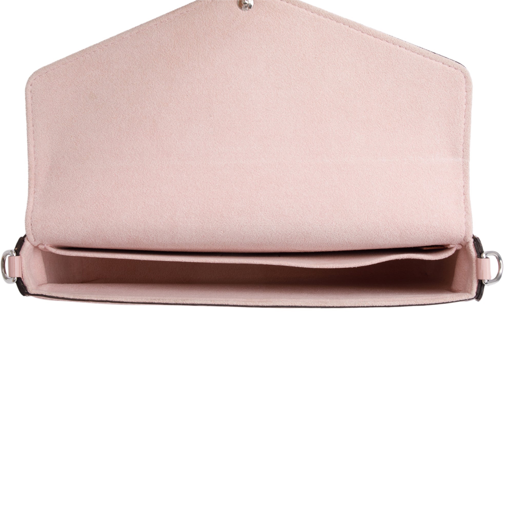 Louis Vuitton Pink Epi Leather Felicie Pochette Bag w/ Box & Inserts