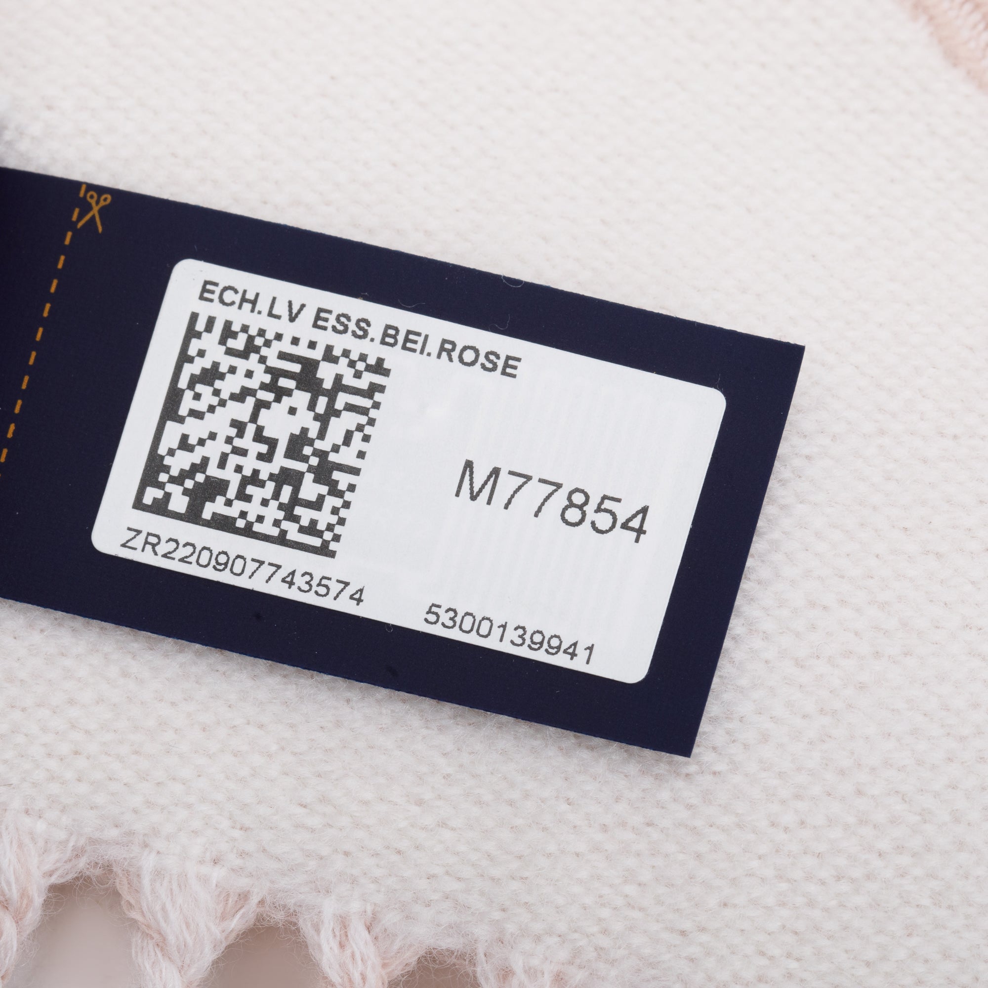 Louis Vuitton Pink LV Essential Monogram Wool Shine Scarf w/ Box