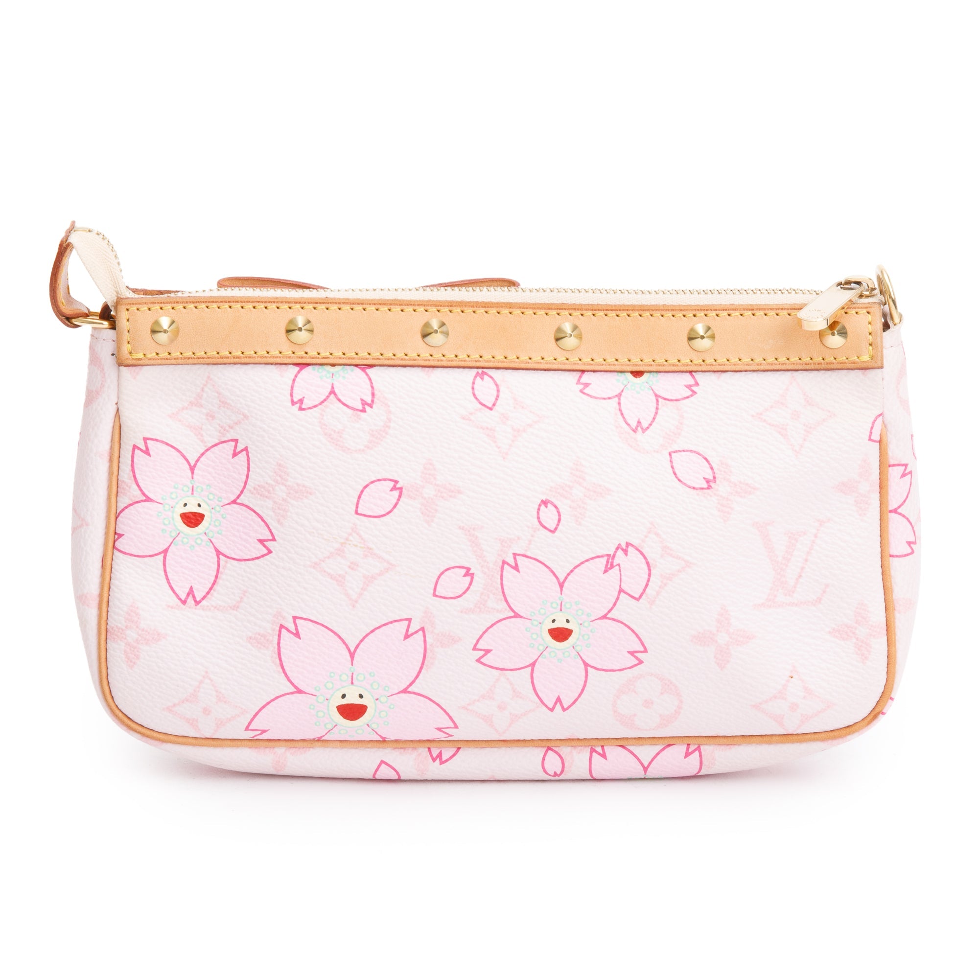 Louis Vuitton Pink Monogram Cherry Blossom Pochette Accessories