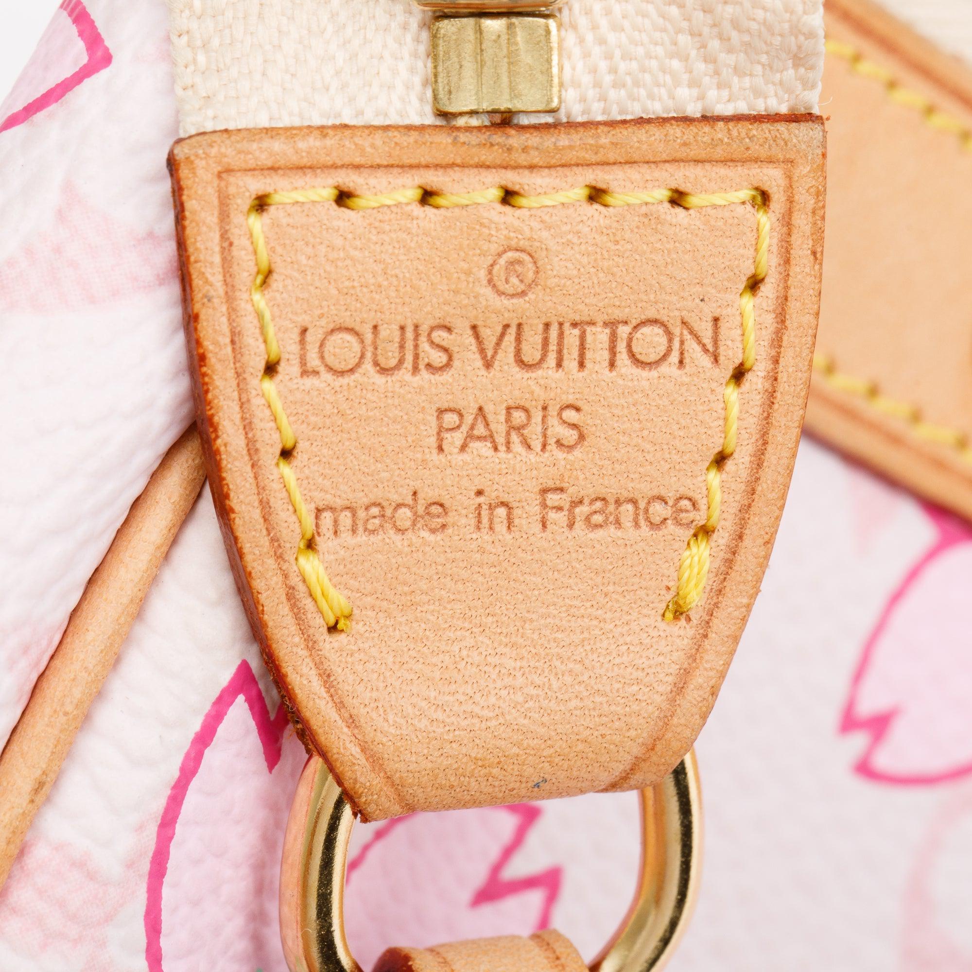 Louis Vuitton Pink Monogram Cherry Blossom Pochette Accessories