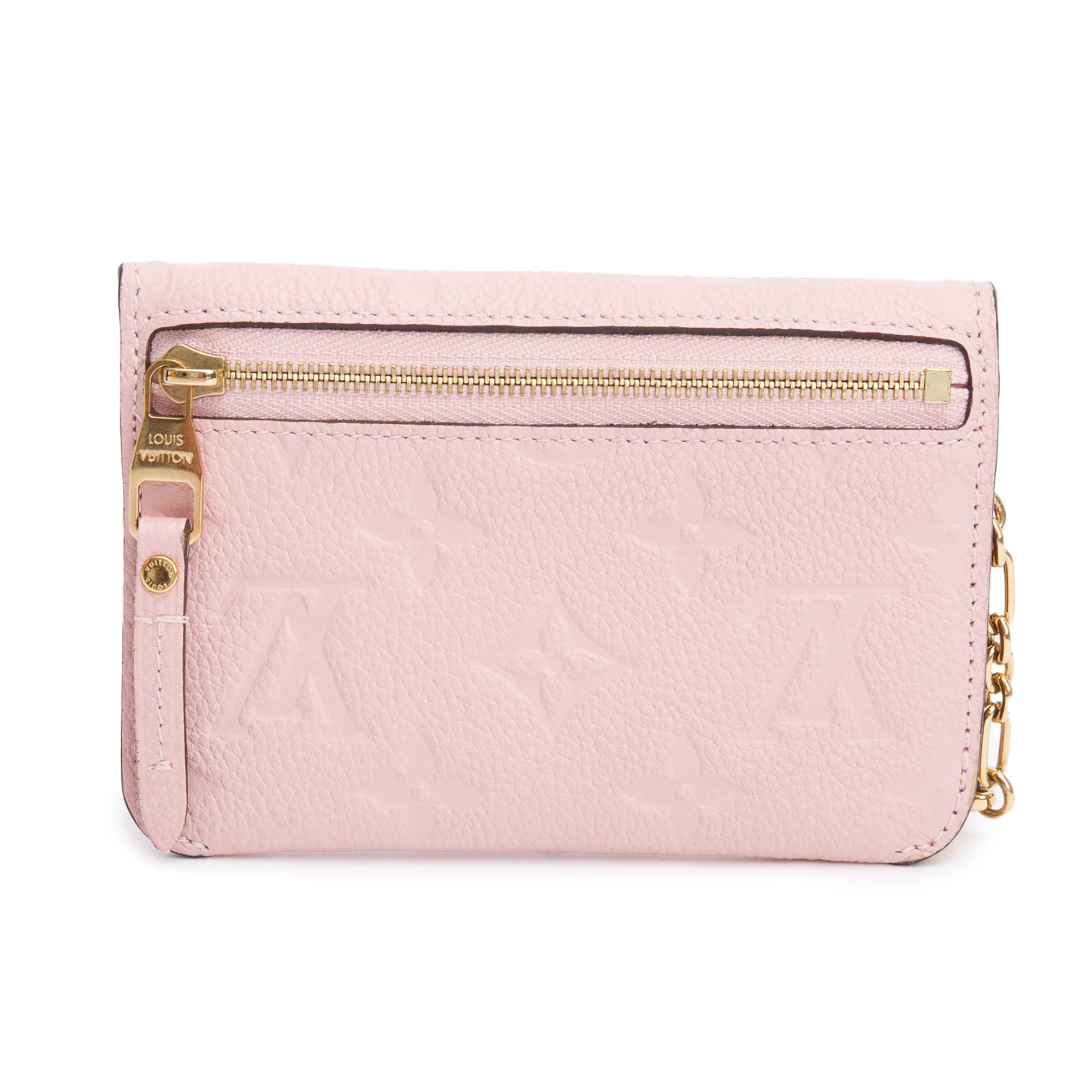 Louis Vuitton Pink Monogram Empreinte Key Pouch w/ Box