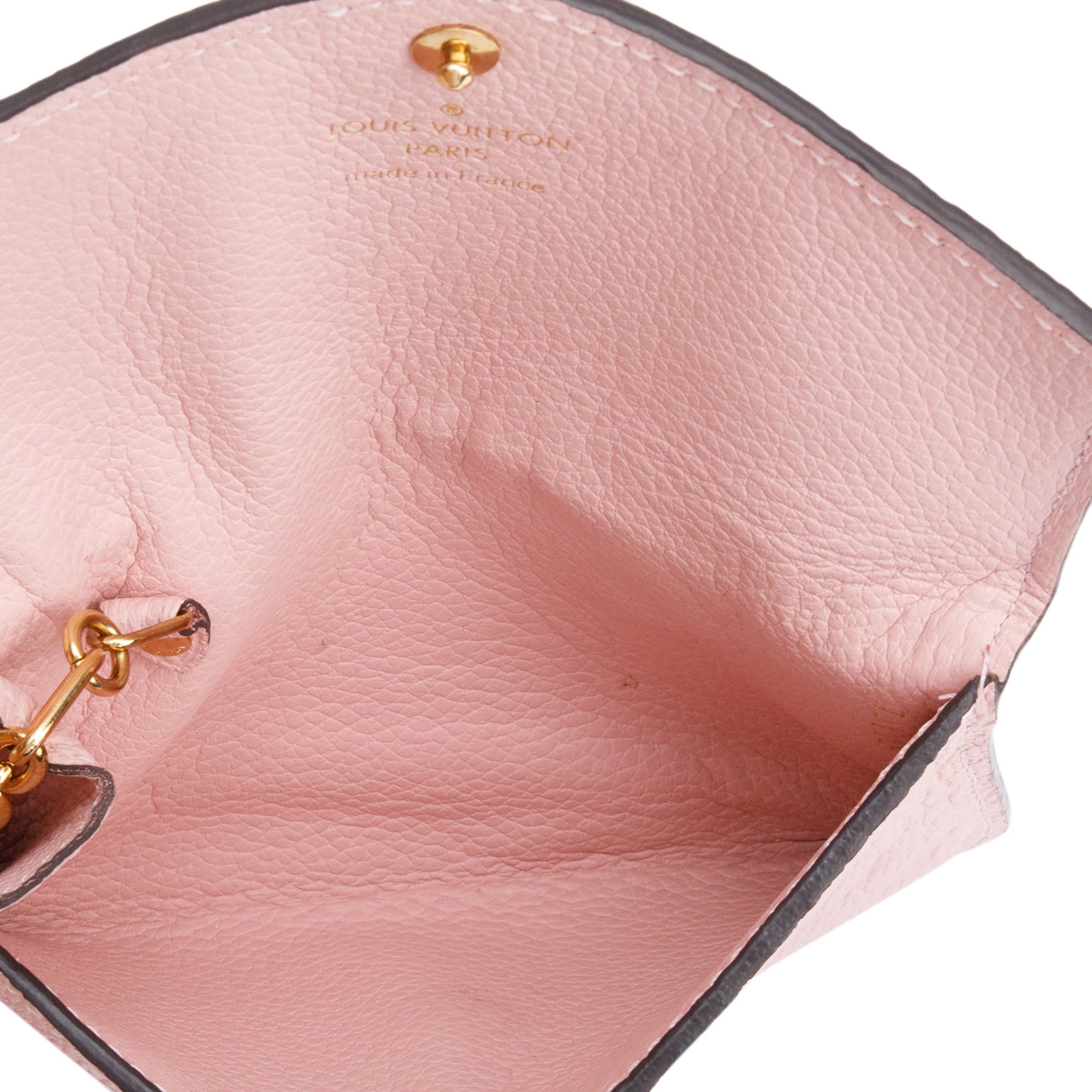 Louis Vuitton Pink Monogram Empreinte Key Pouch w/ Box