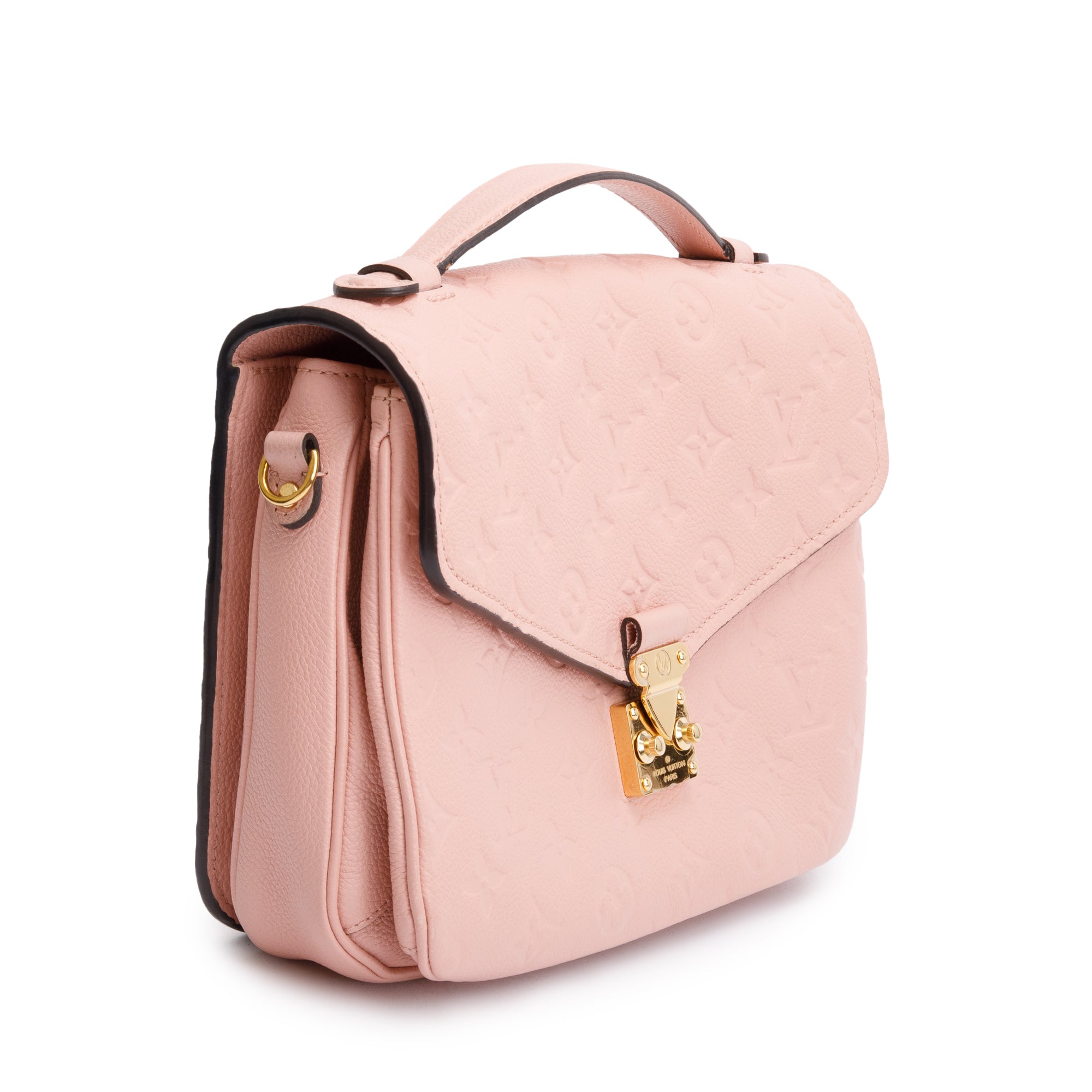 Louis Vuitton Pink Monogram Empreinte Leather Pochette Metis