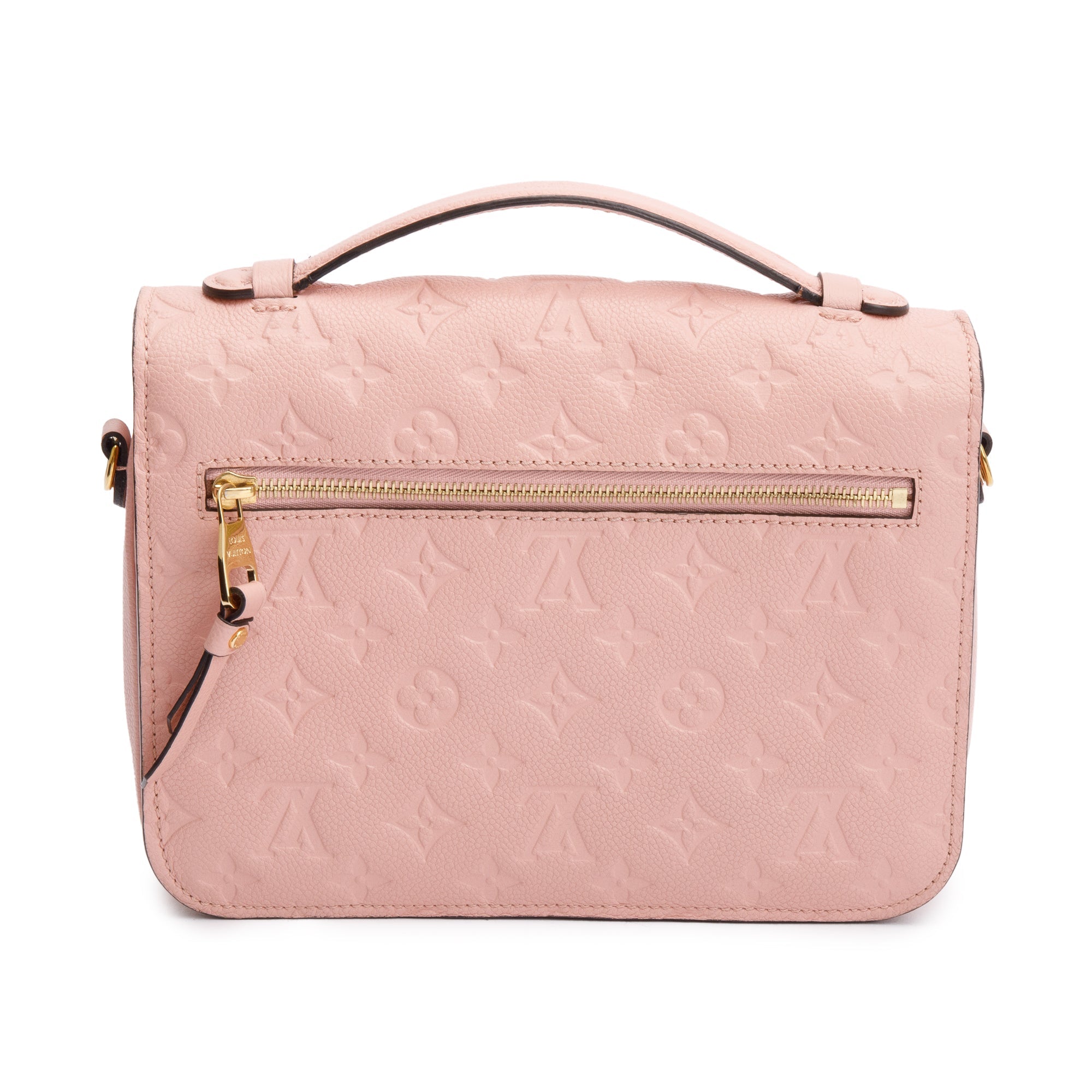 Louis Vuitton Pink Monogram Empreinte Leather Pochette Metis
