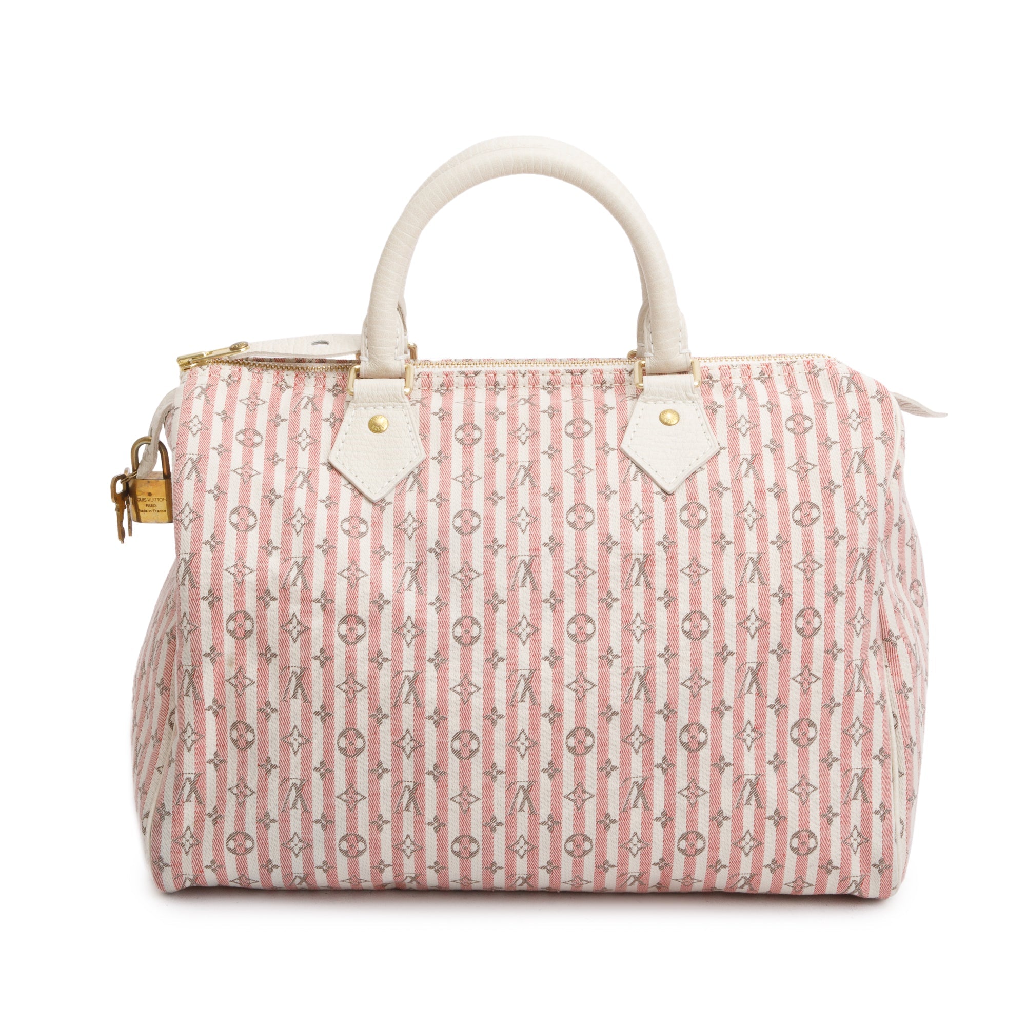 Louis Vuitton Pink Monogram Mini Lin Speedy 30