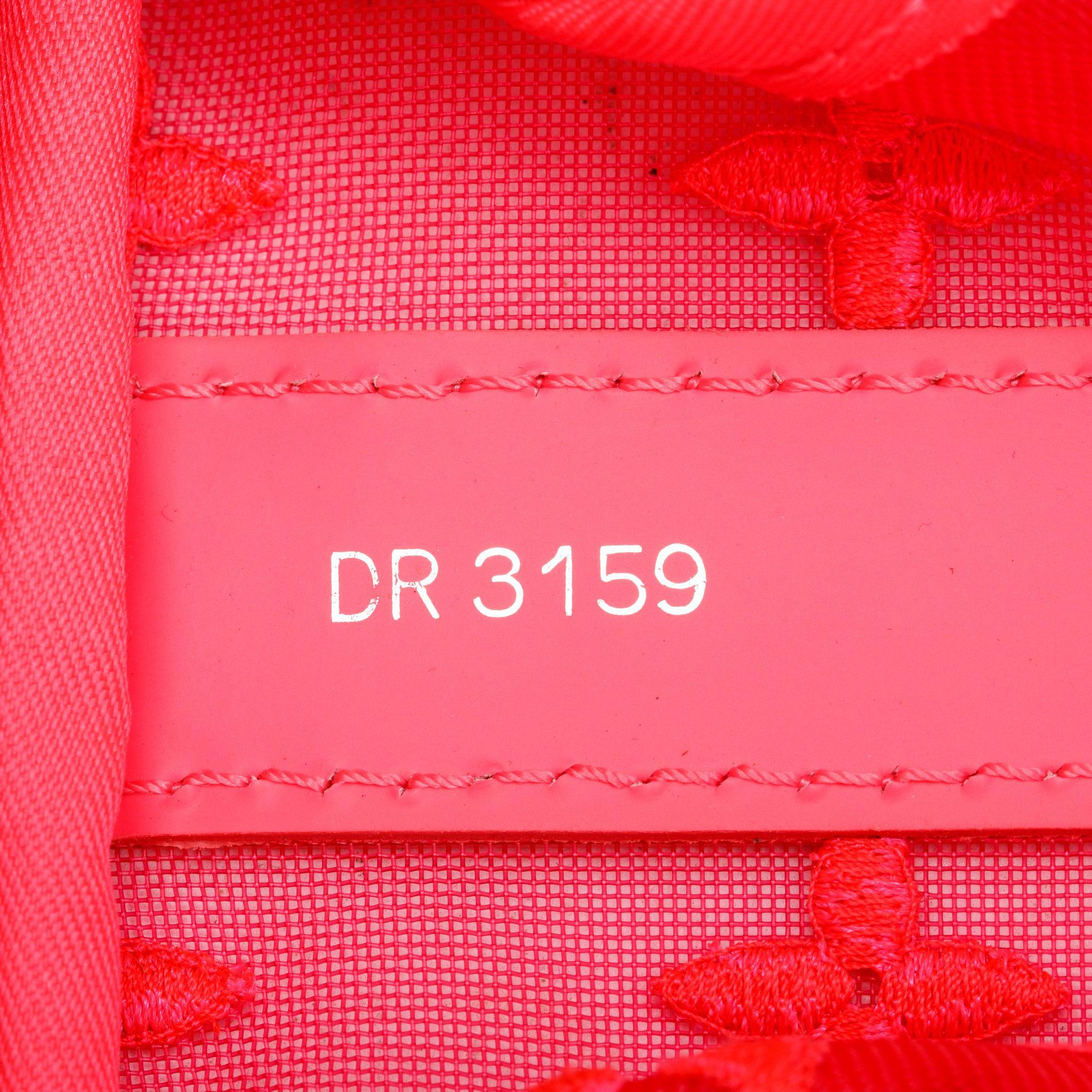 Louis Vuitton Pink Monogram See Through Mesh Keepall Bandouliere 50