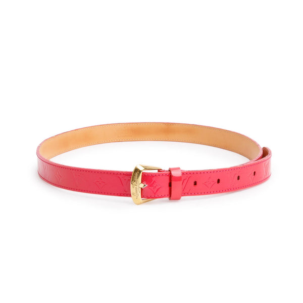 Louis Vuitton Pink Monogram Vernis Leather Ceinture 25MM  display picture 1
