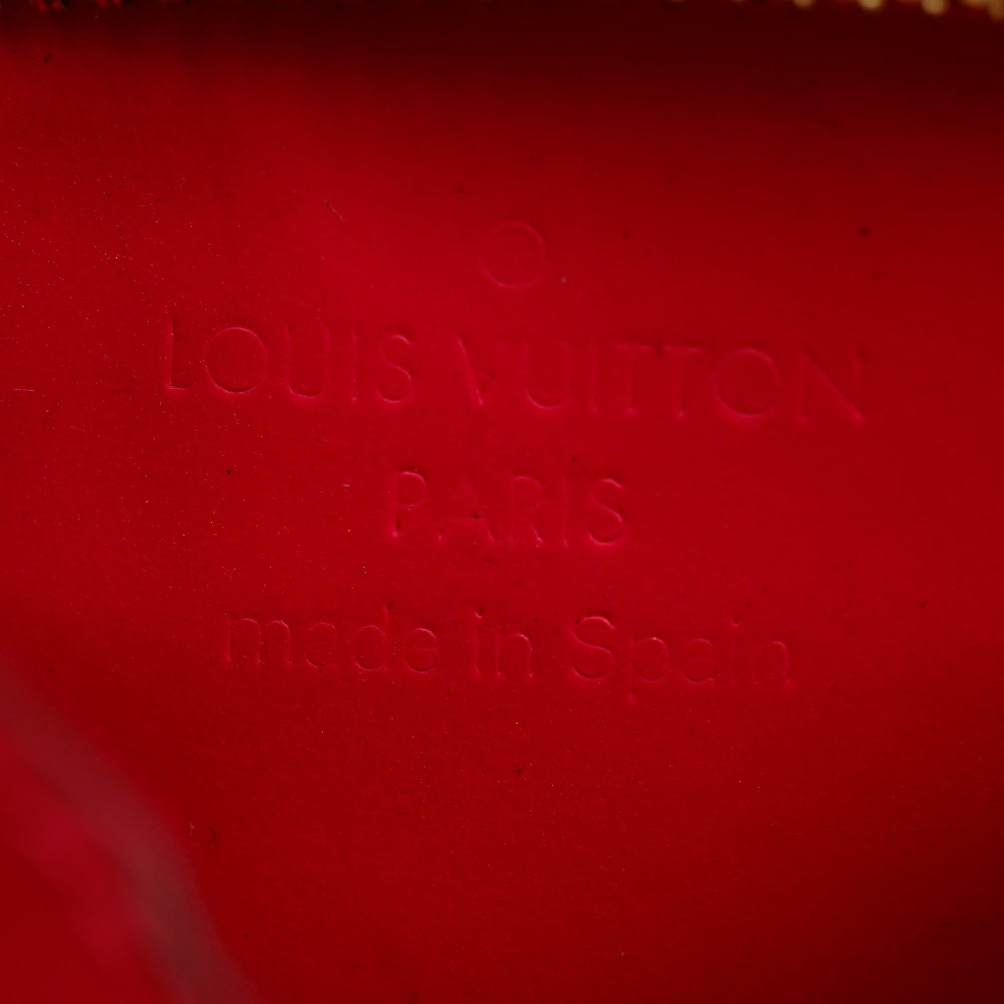 Louis Vuitton Pink Monogram Vernis Leather Key Pouch