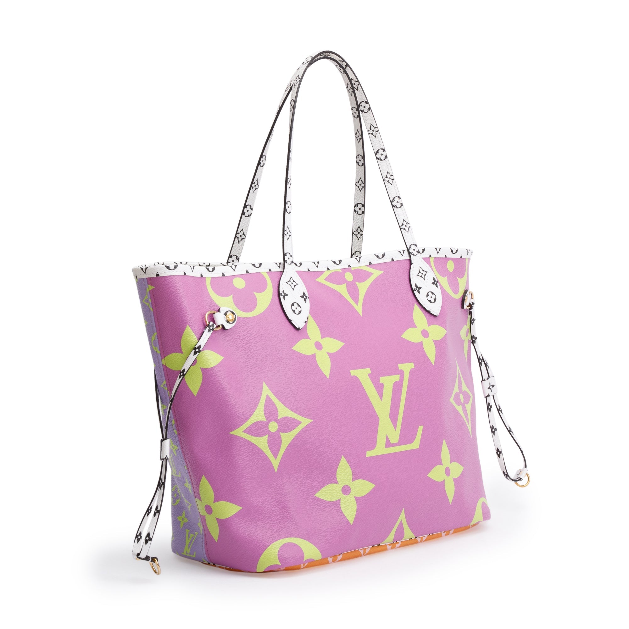 Louis Vuitton Pink/Lilac Monogram Giant Neverfull MM w
