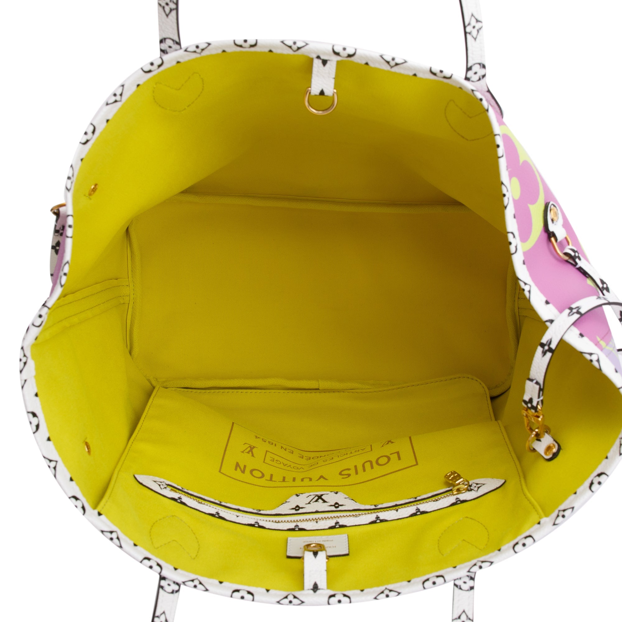 Louis Vuitton Pink/Lilac Monogram Giant Neverfull MM w/ Pouch