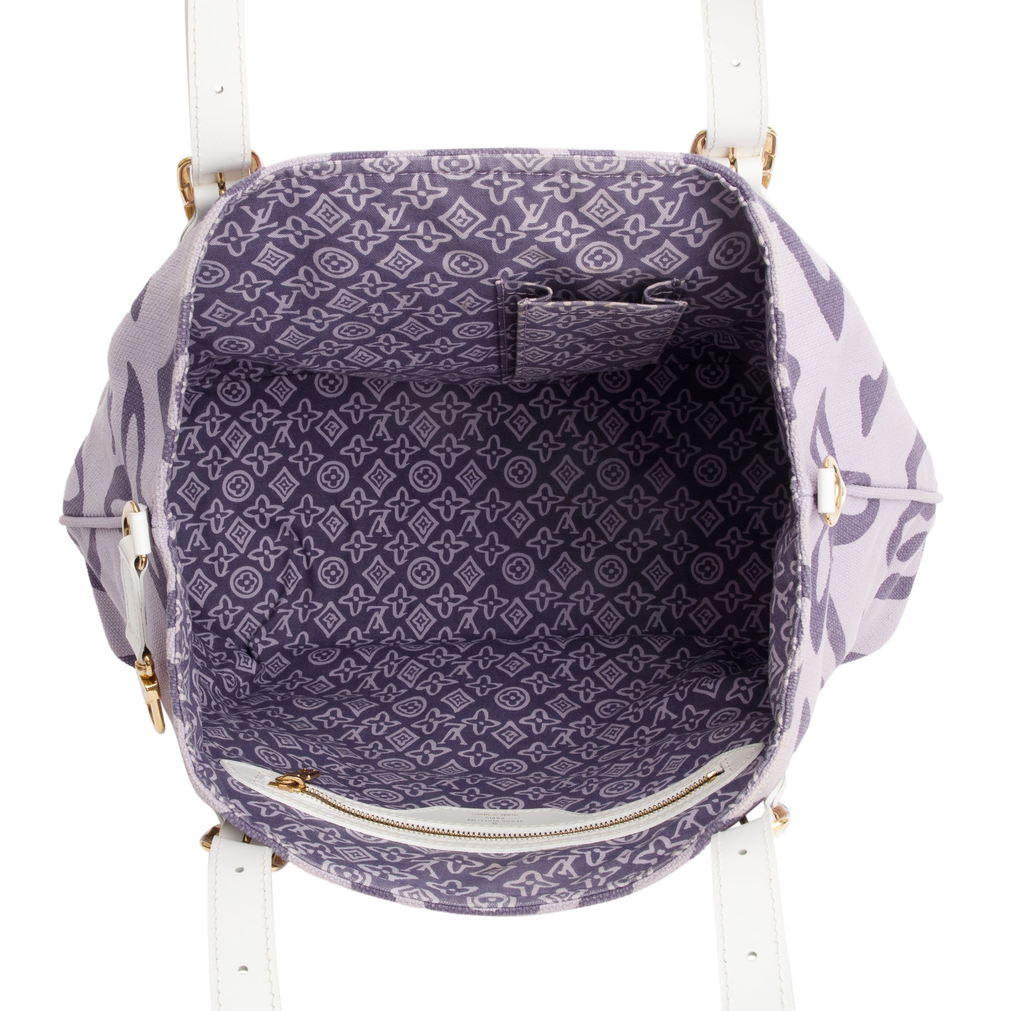 Louis Vuitton Purple Canvas Tahitienne Cabas PM